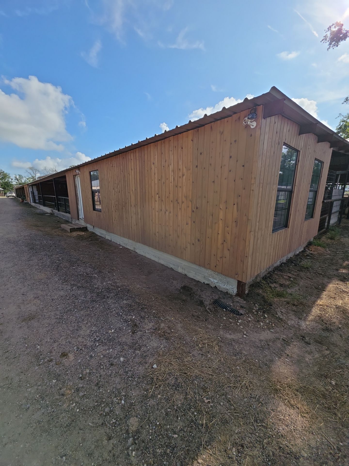 Cedar Siding Staining by Cypress Curb Appeal Services