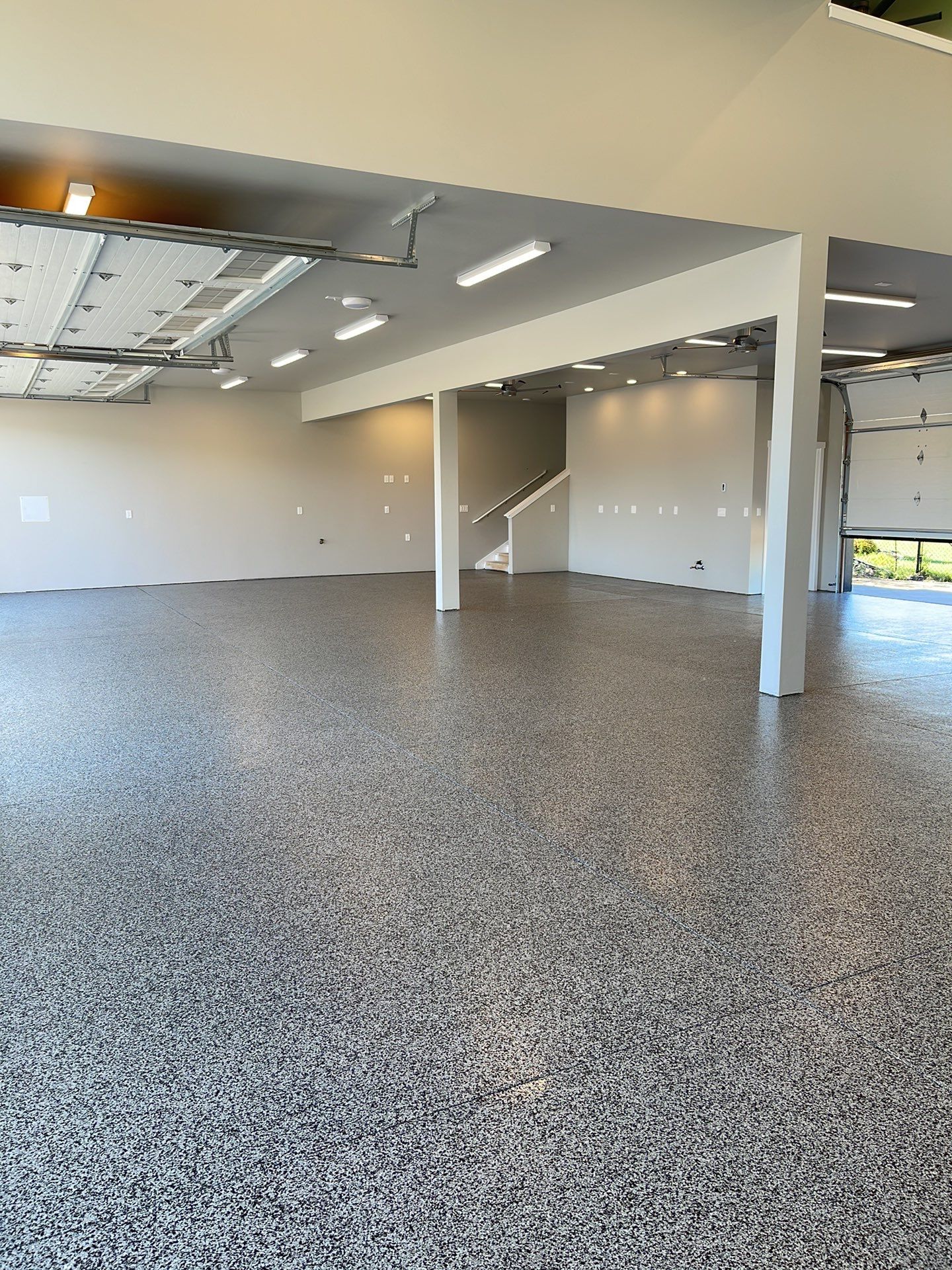 Garage Transformation using Domino by Croc Coatings, LLC