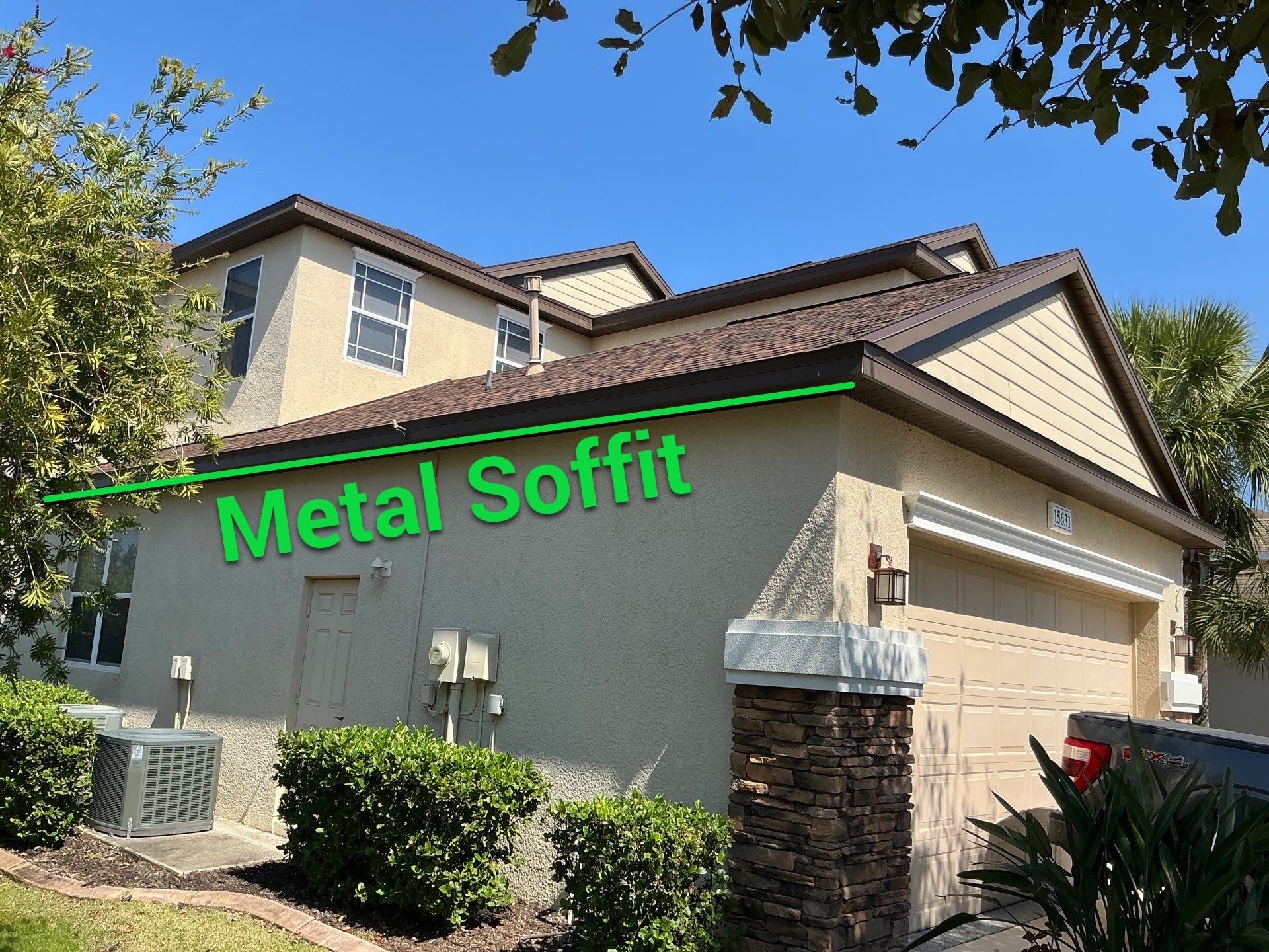 Metel Soffit and Fascia Installation in Lakewood Ranch FL by Gutter Professors