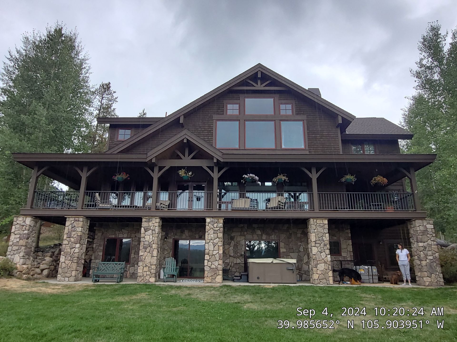 Exterior Painting Using Stain by Wheatley Creek Services