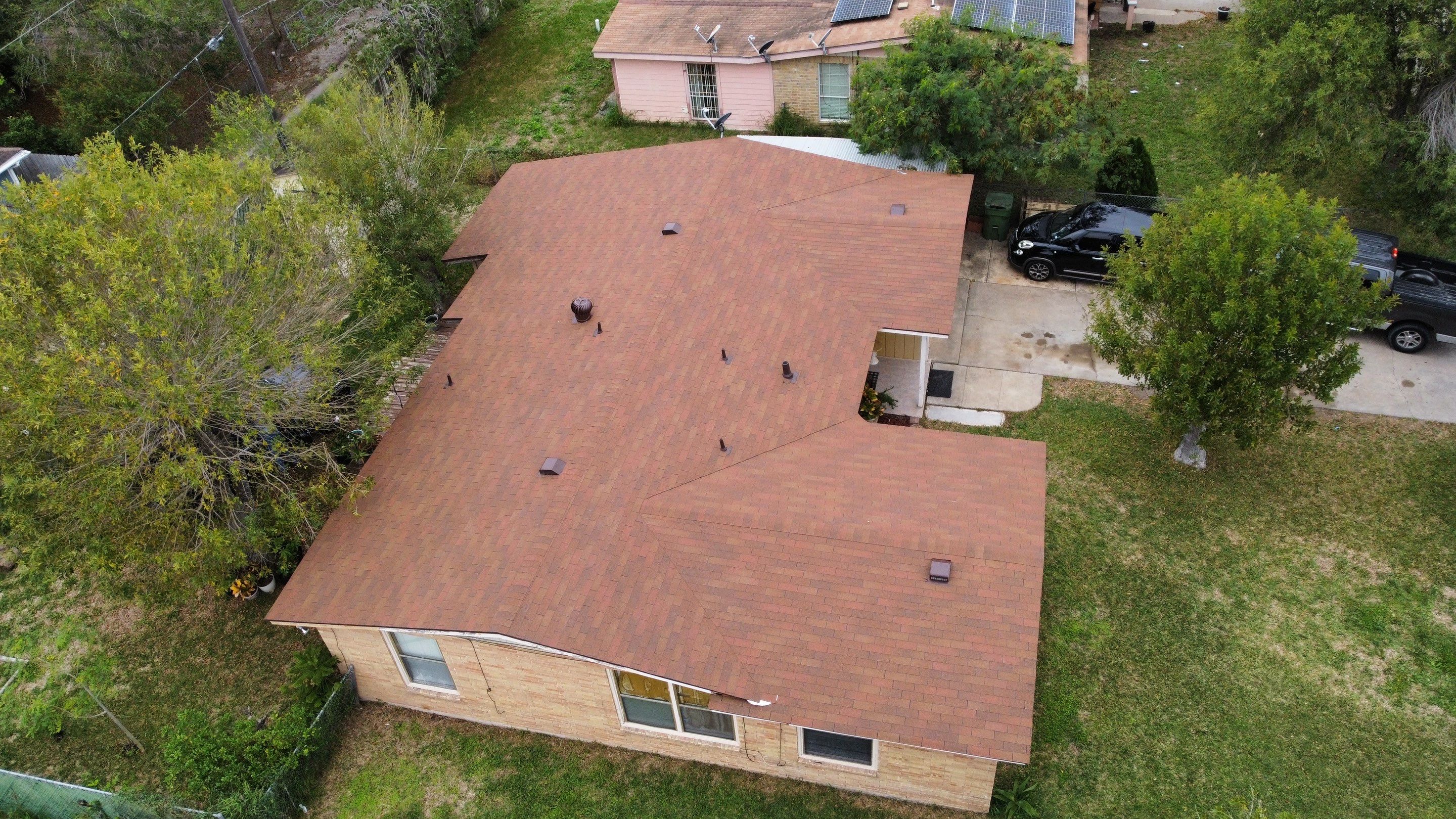 Brownsville Roof Project  by Bison Roofing  