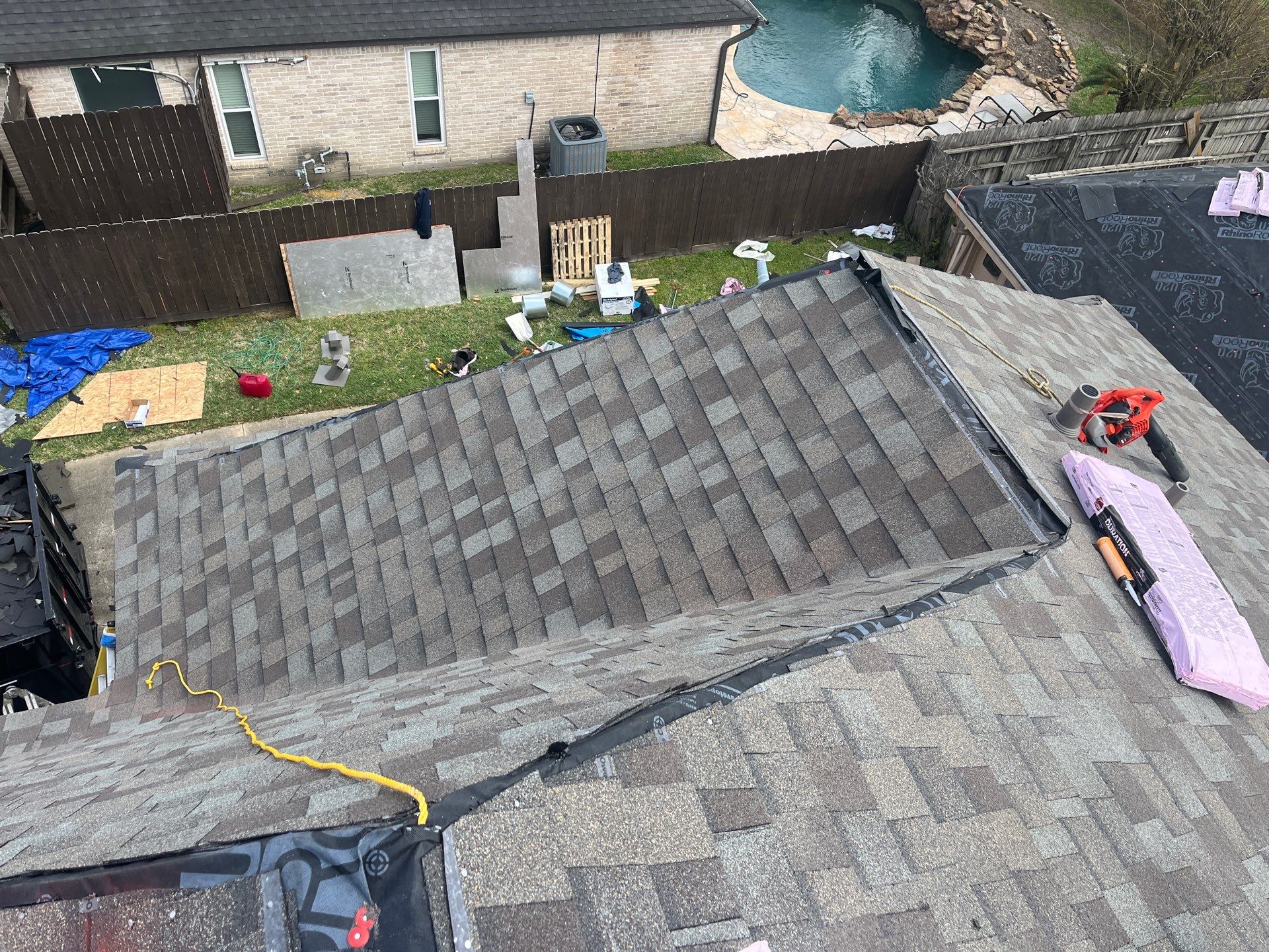 Residential Roofing Repair using Owen's Corning Duration (Lifetime) Shingles by Roof Repair Company