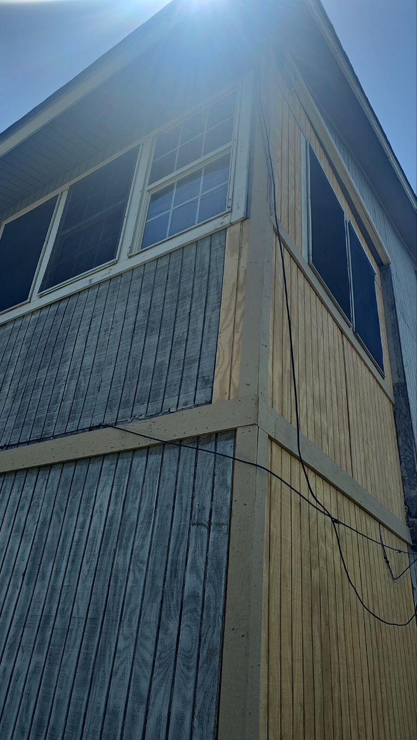 Residential Siding Replacement using James Hardie Siding by Galvan Roofing and Construction