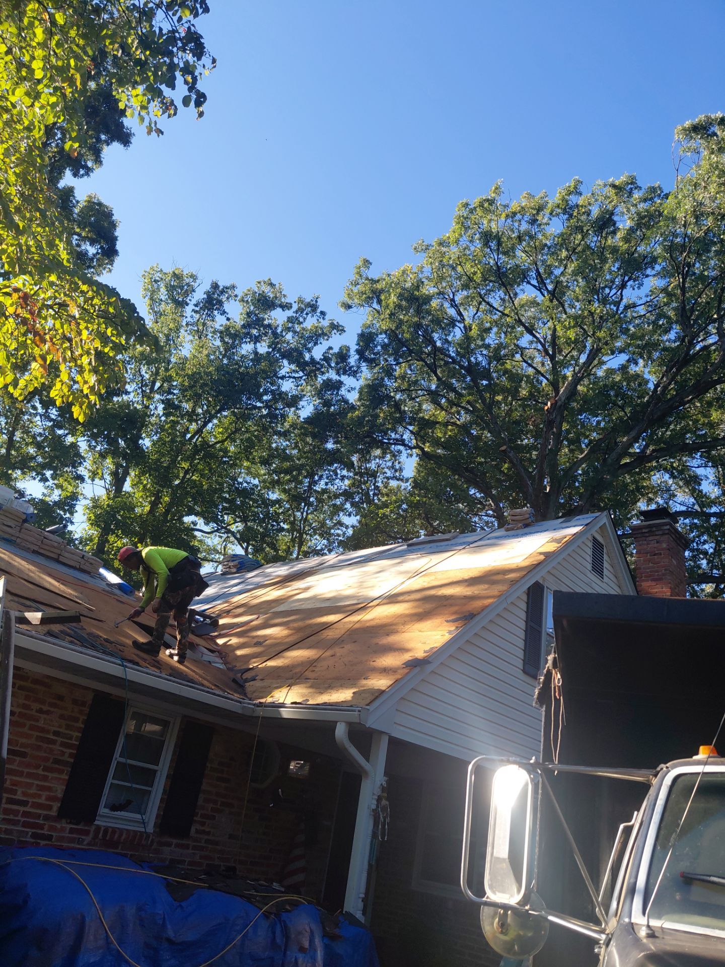 Falls Church: Residential Roof Replacement with CertainTeed Landmark in Moire Black  by RM Banning, Inc.