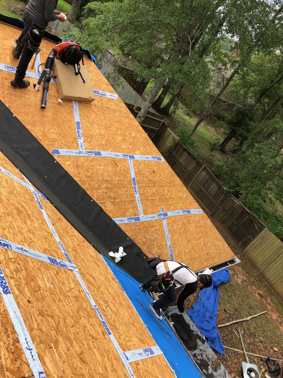 Residential Roofing Installation using Roof Replacement by American Roofing & Construction LLC