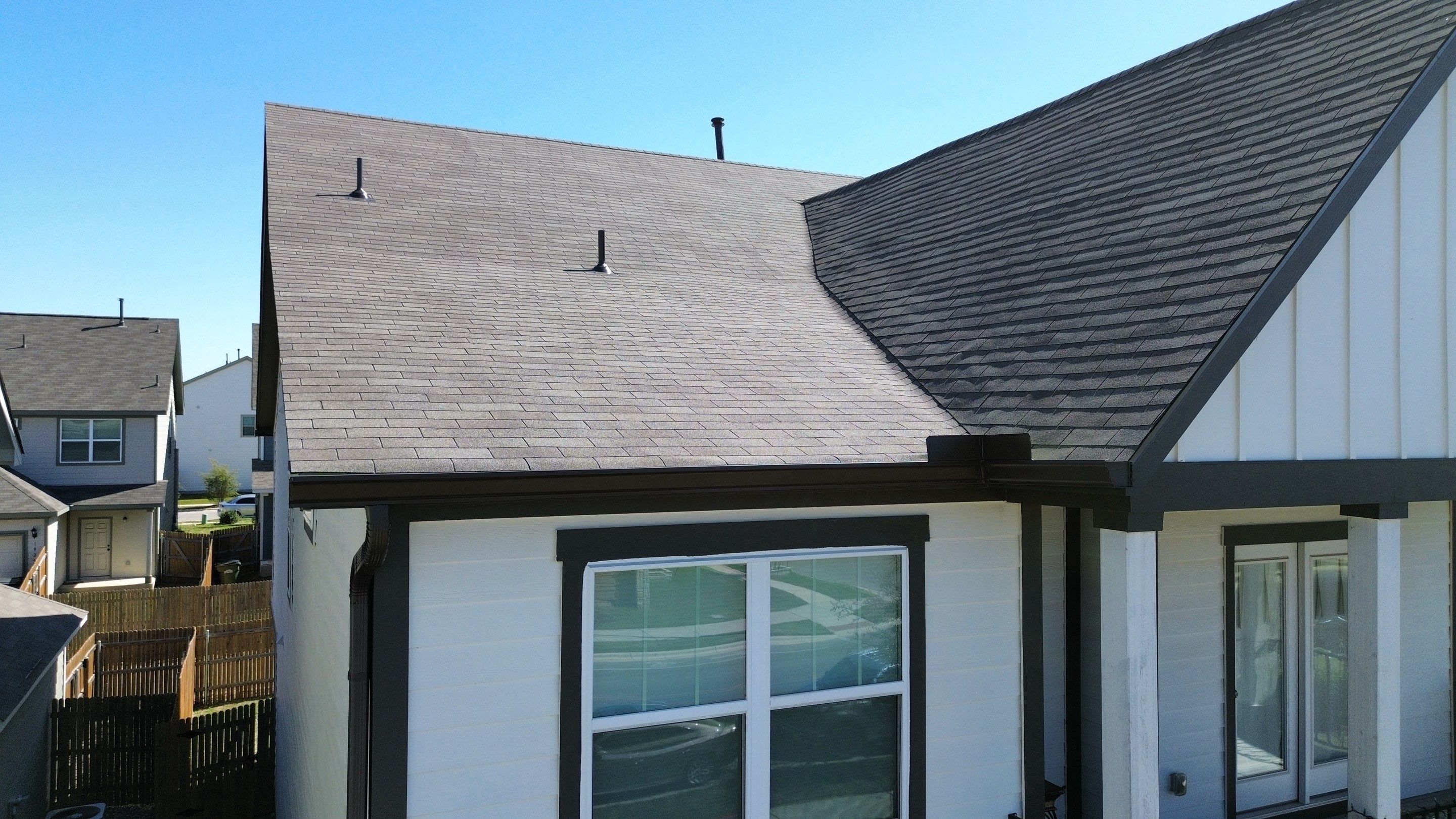 Roof Replacement & Seamless Gutters in Leander, TX by Kstylez Roofing & Construction