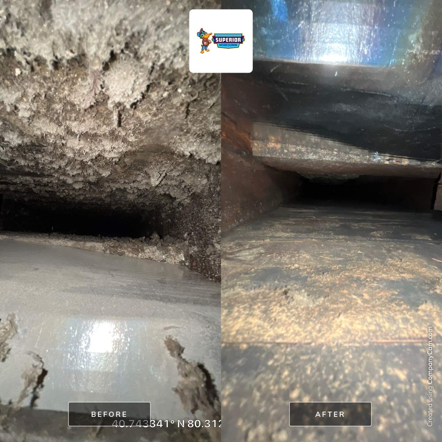 Air Duct Cleaning With a Vacuum Truck in New Brighton, PA by Superior Air Duct Cleaning