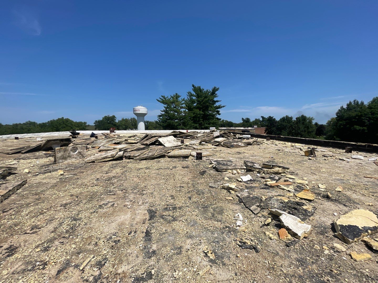 Commercial Flat Roof IB PVC Install by Titan Commercial & Residential Roofing