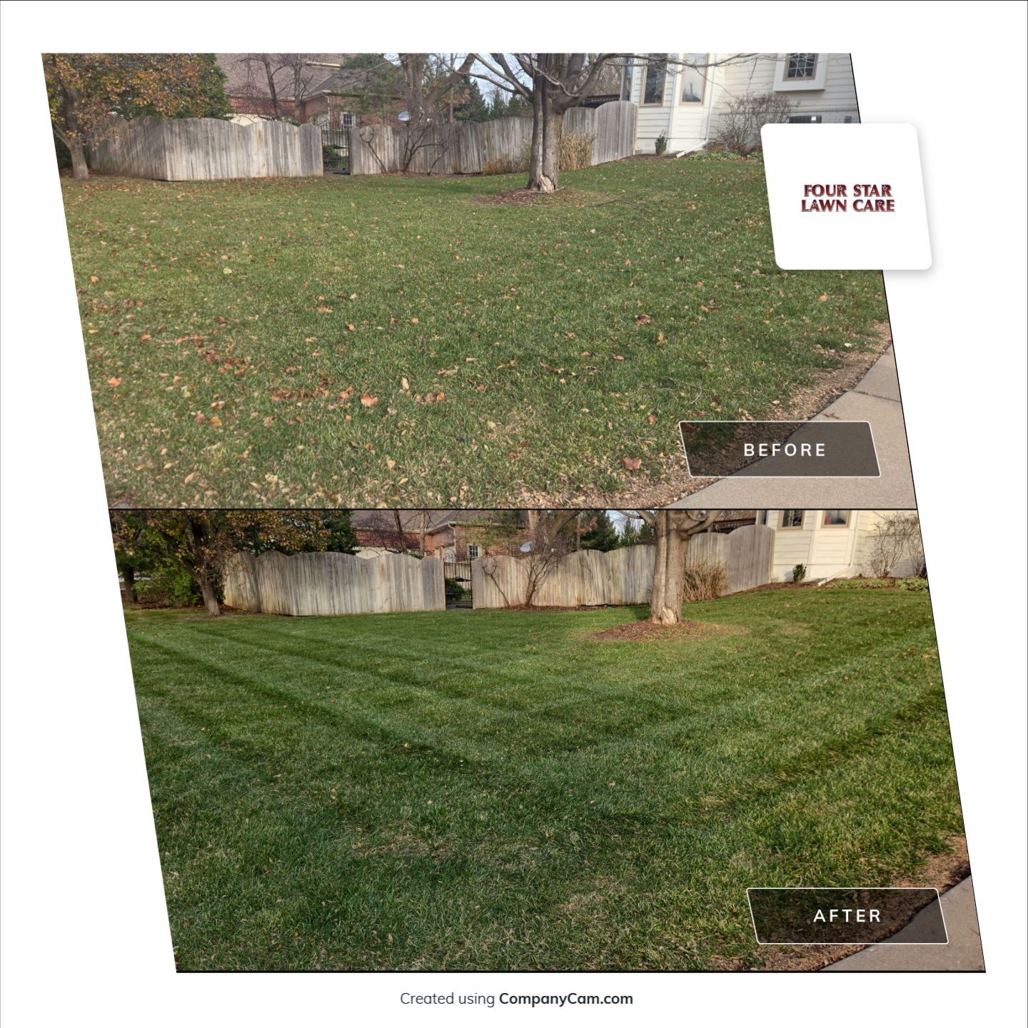 Project in Wichita by Four Star Lawn Care