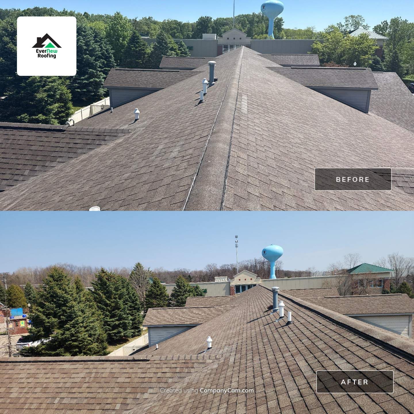 Roof Rejuvenation in Village of Clarkston by EverNew Roofing 