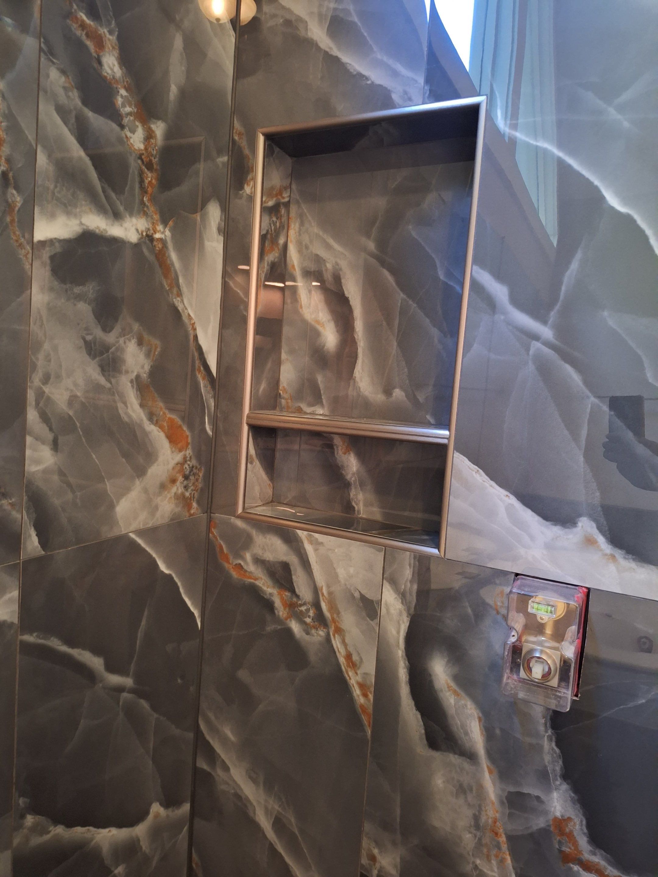 Master bathroom renovation by Prudencio
