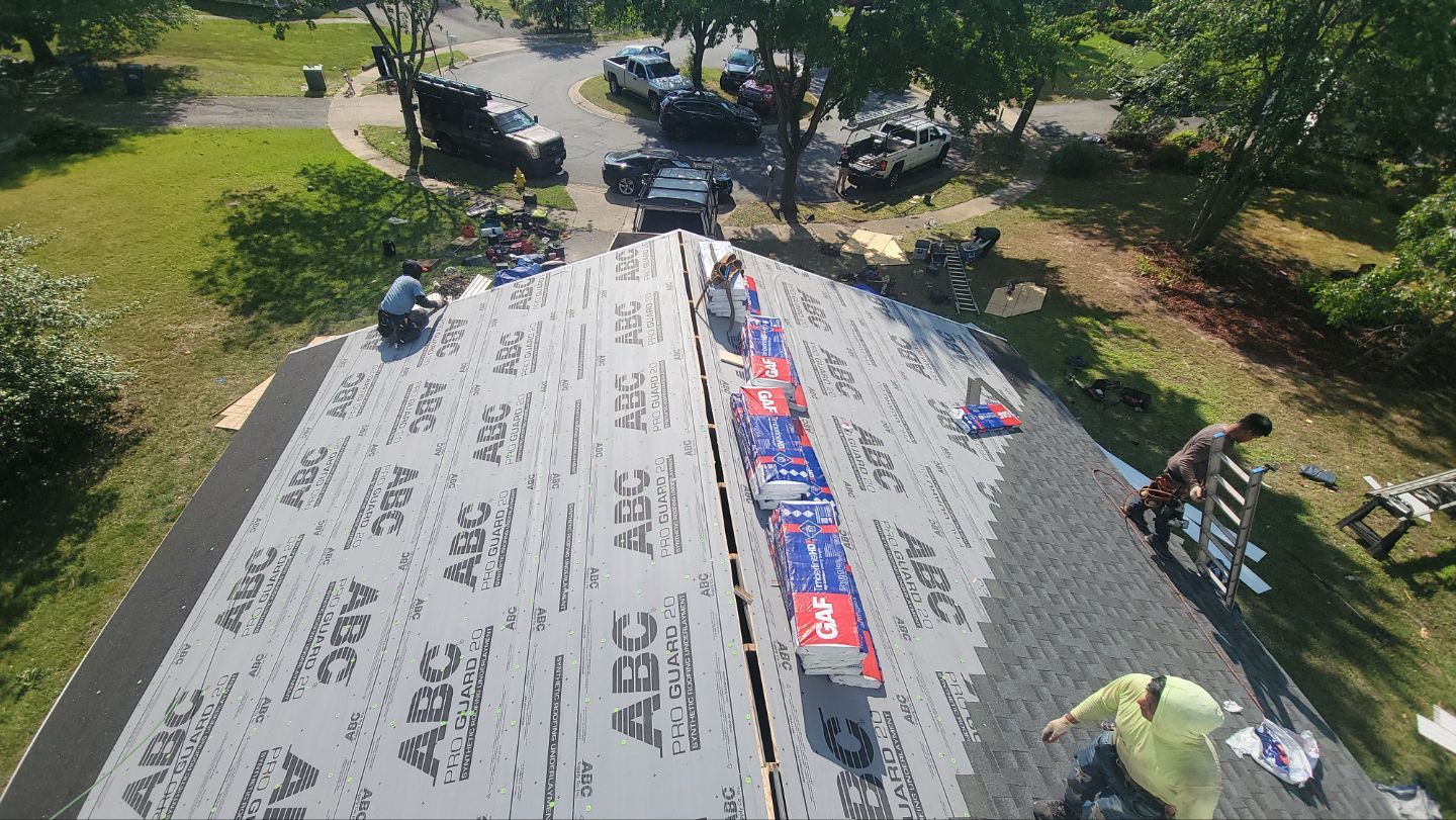 Roof Installation using GAF Timberline HDZ by ExteriorPros