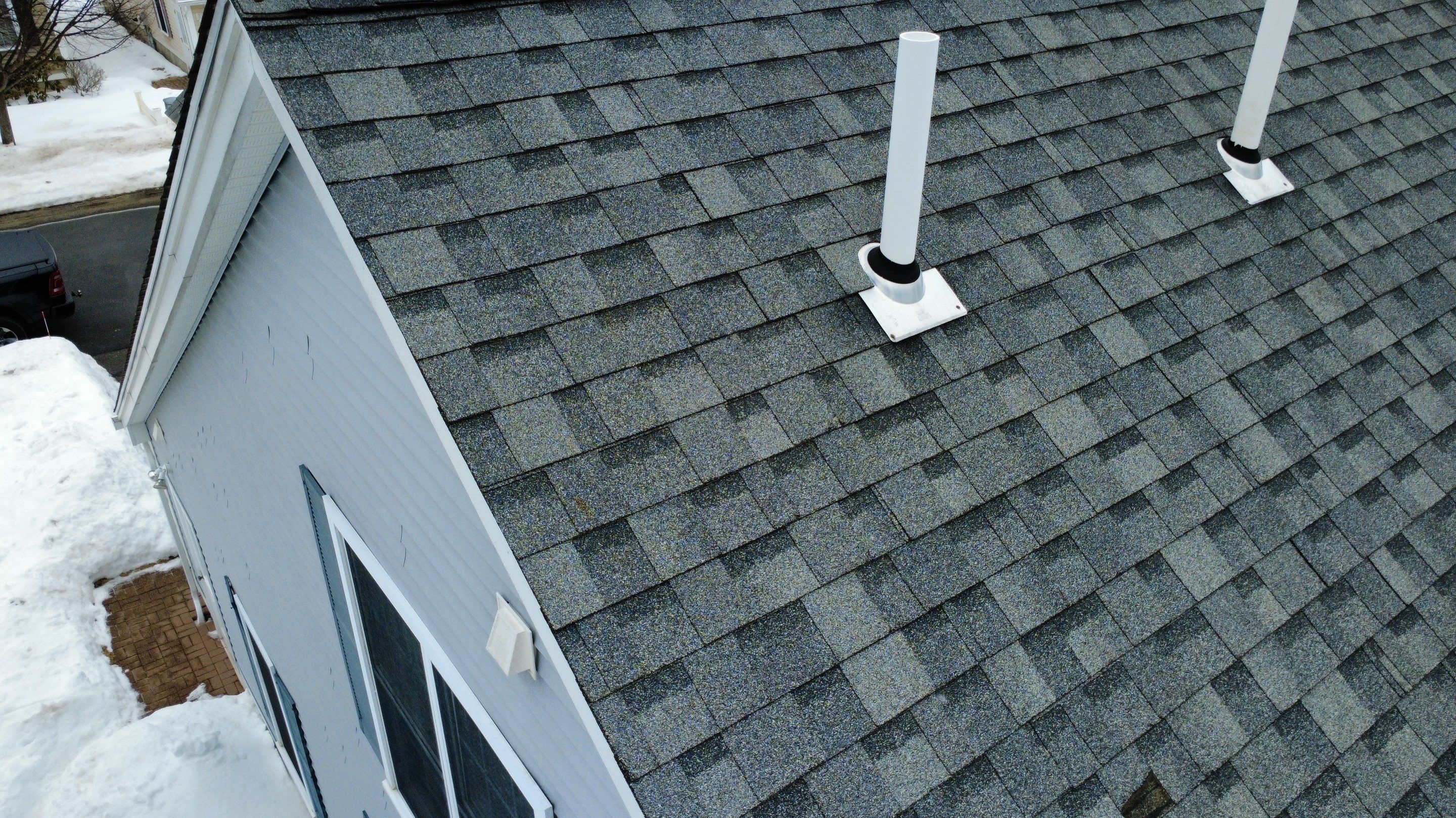 Ice Dam Removal, Snow Removal & Pipe Boot Replacement in Tyngsborough, MA by Mighty Dog Roofing of Greater Middlesex County