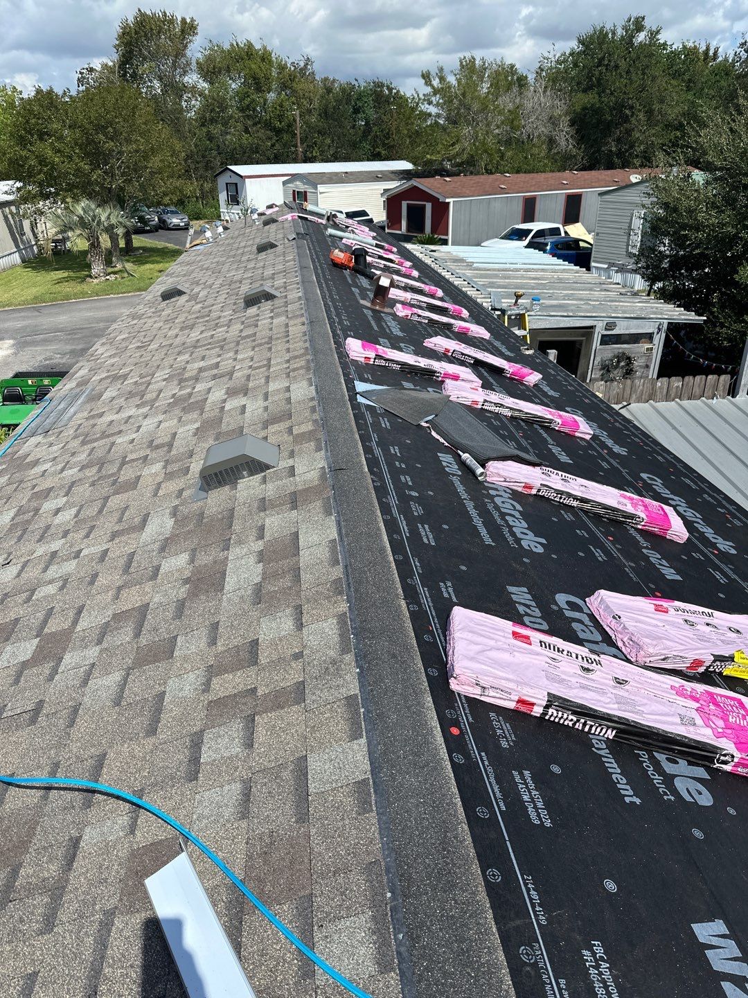 Residential Roofing Repair using Owen's Corning Duration (Lifetime) Shingles by Roof Repair Company
