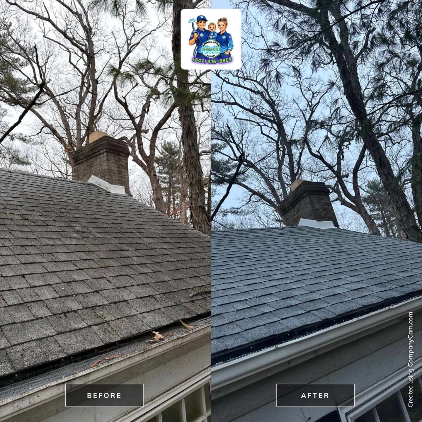 Project in Mundelein by Simmons Power & Soft Washing