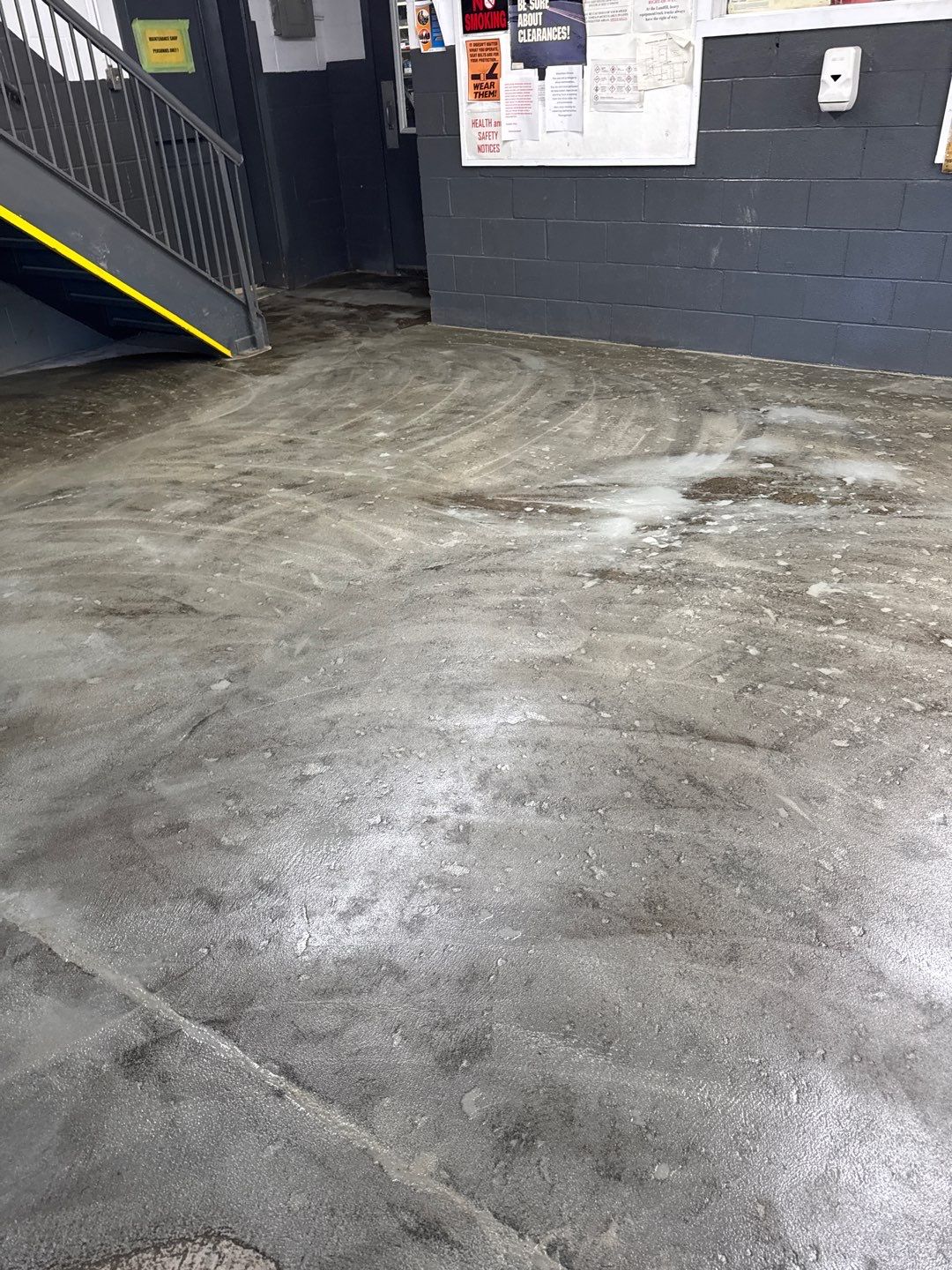 Industrial Grey Grit Project in Mars by Floors in a Day, Inc