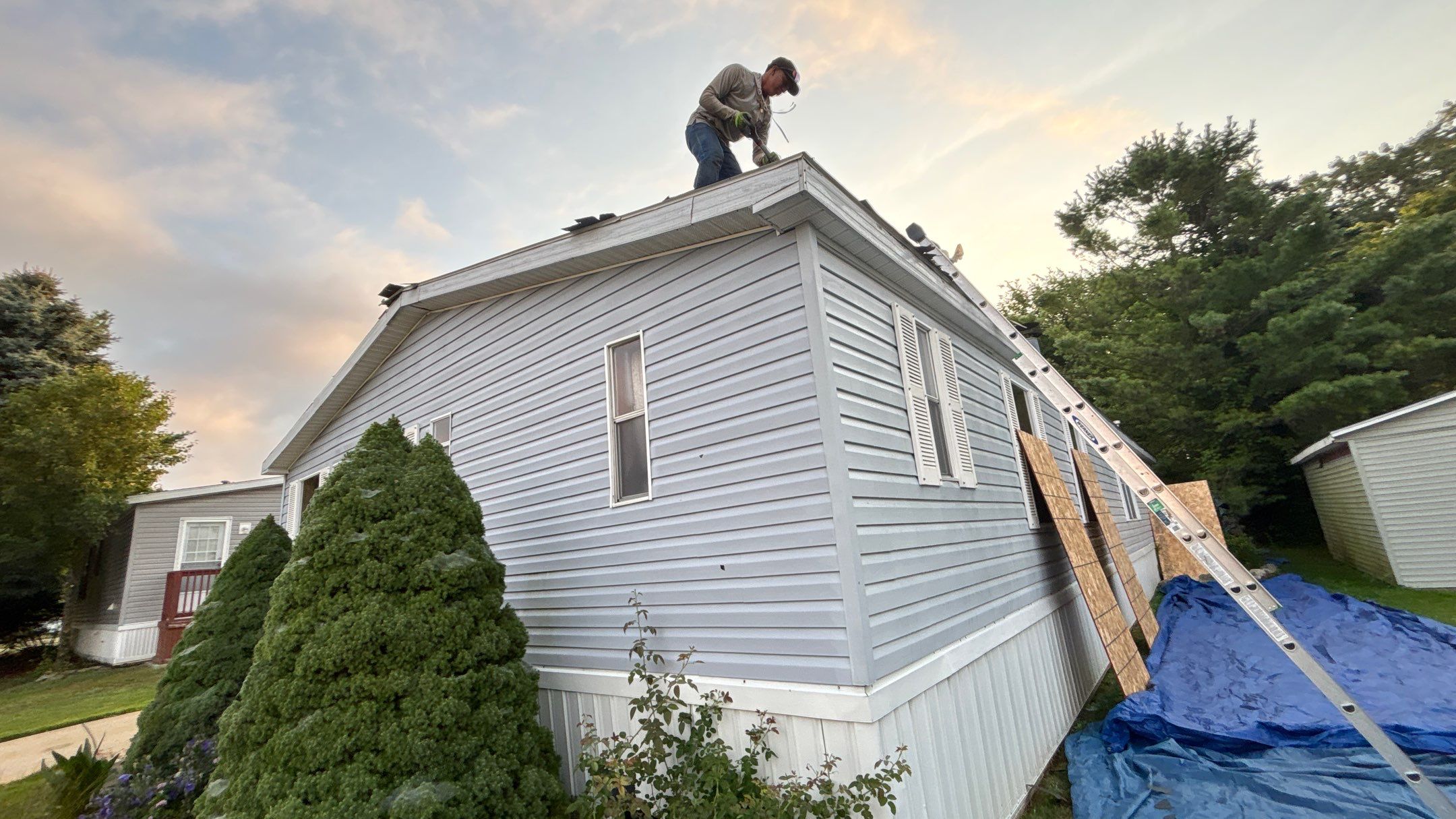 Roof Replacement using Owens Corning Sierra Gray by 180 Contractors
