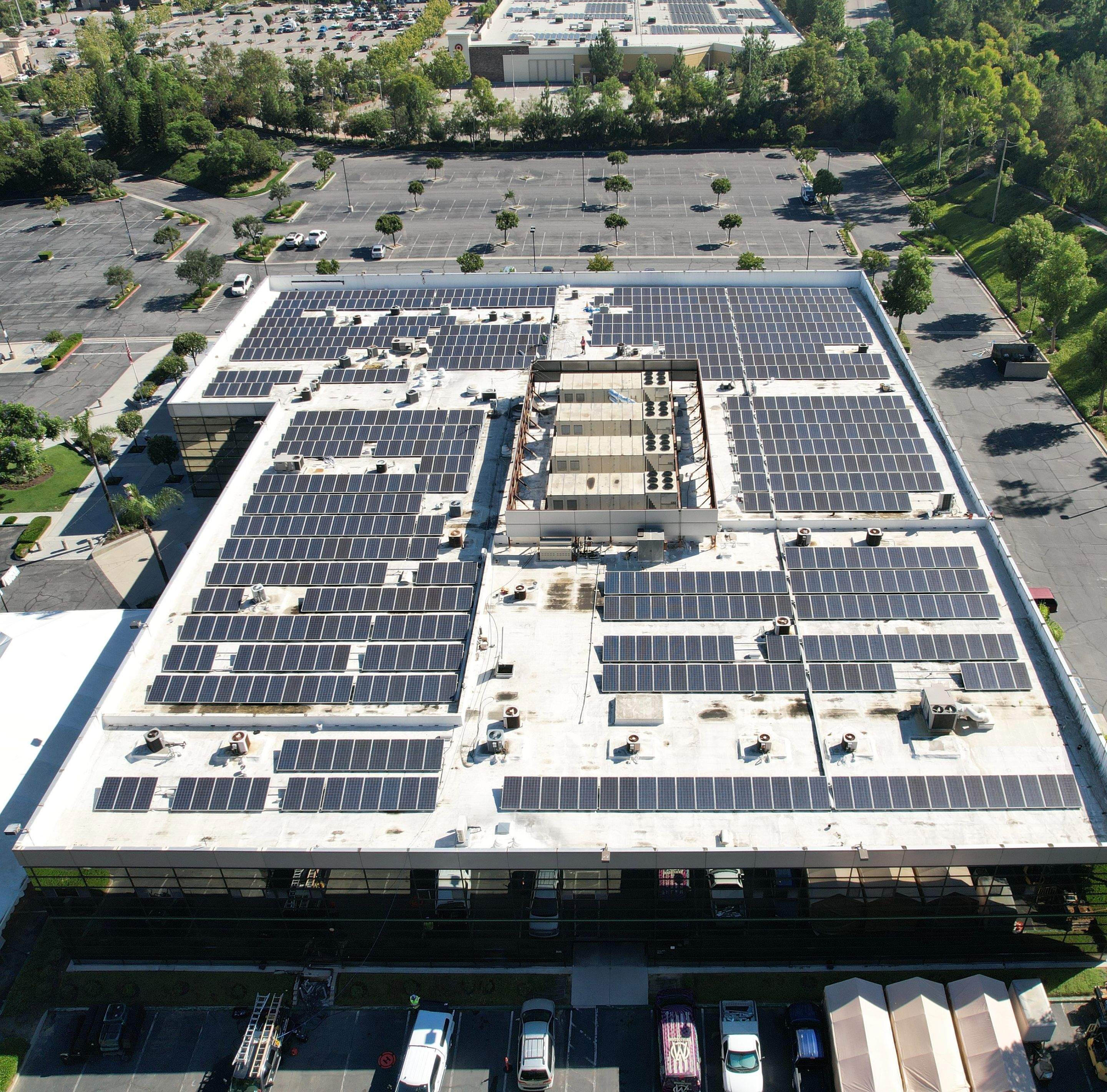 Commercial Solar Panel Cleaning in Diamond Bar, Ca by Palm Coast Solar Cleaning