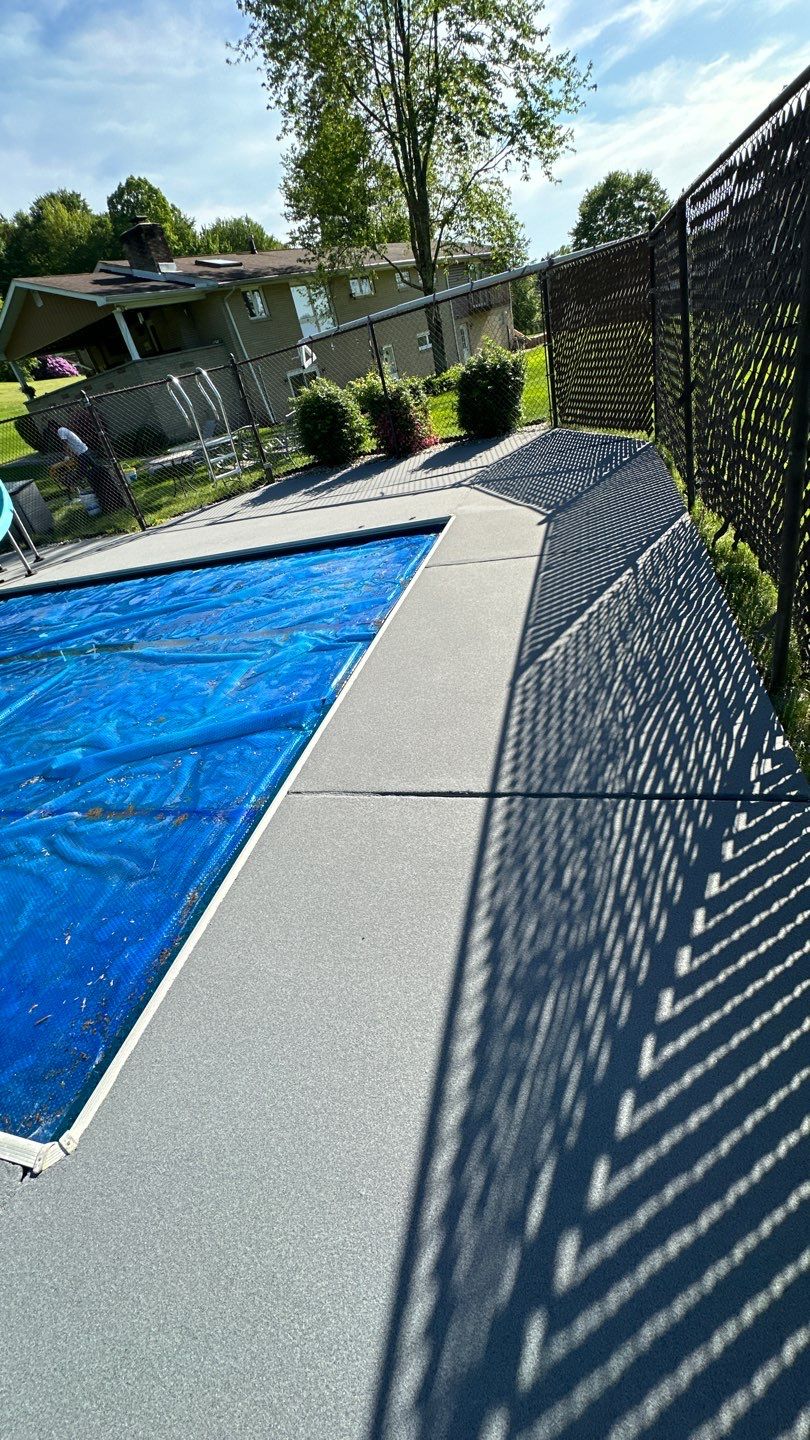 Pool Deck + Steps + Porch Project in JEANNETTE by Floors in a Day, Inc