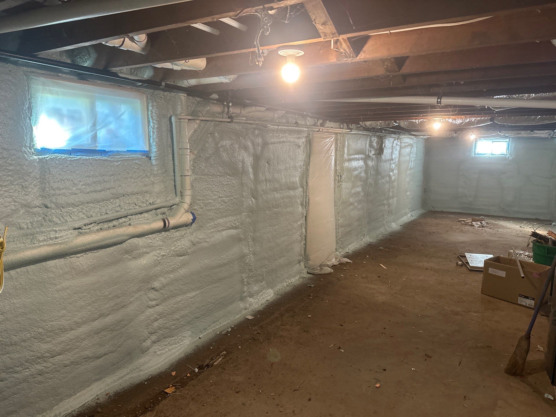 New Home Construction using Closed Cell Spray Foam by NYS Foam & Energy
