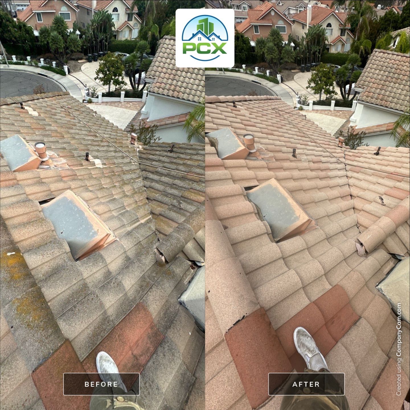 Roof wash and solar cleaning in Orange, CA by Property Cleaning Experts, LLC