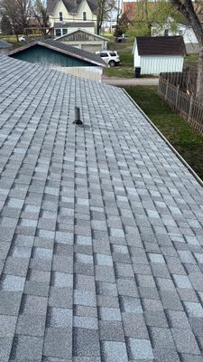 Total Roof Replacement with Gutter Installation