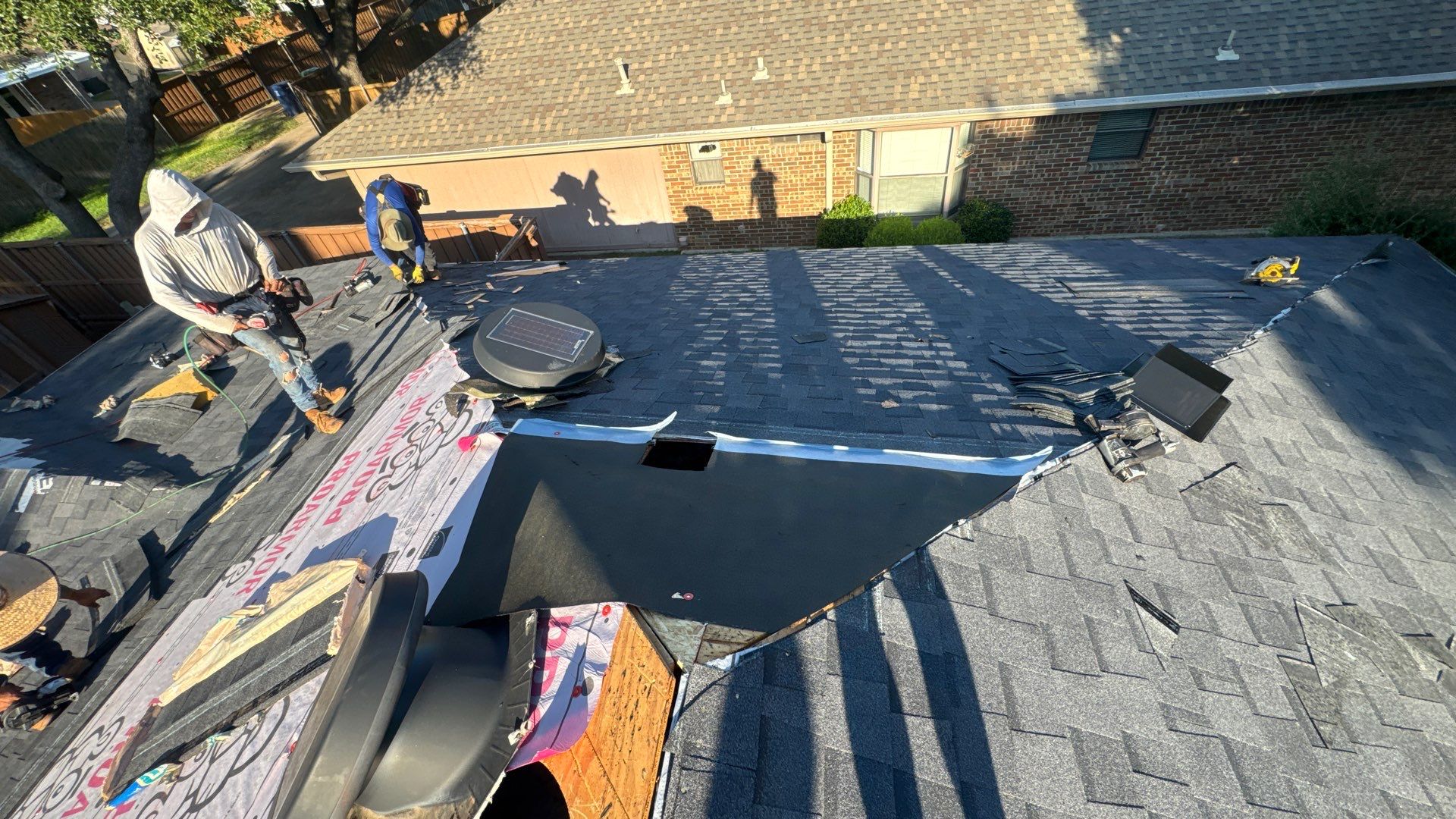 Project in Garland by Rhino Roofing and General Contracting, LLC