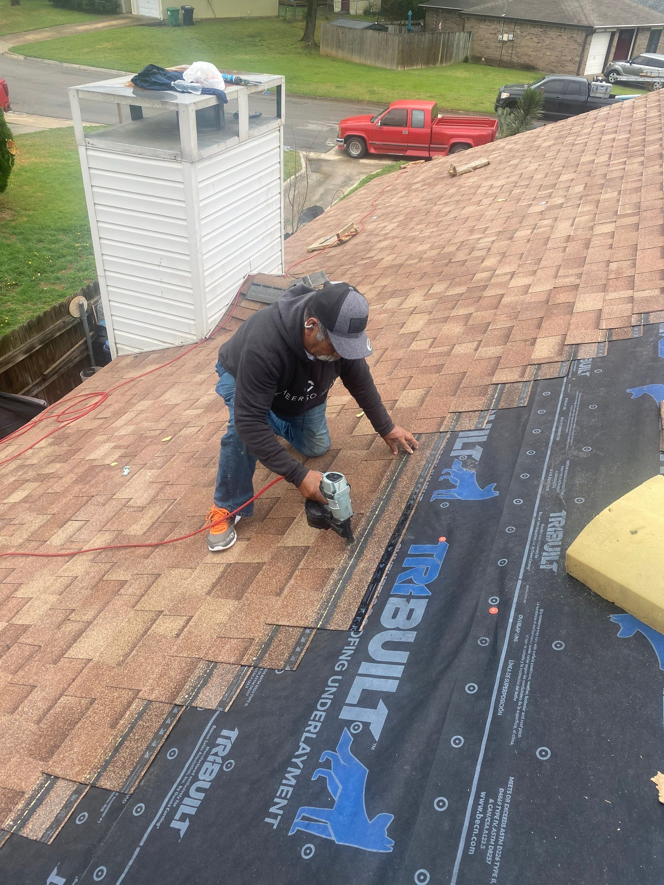 Residential Roofing Installation using Malarkey Highlander Sienna Blend by OneSource Roofing and Restoration