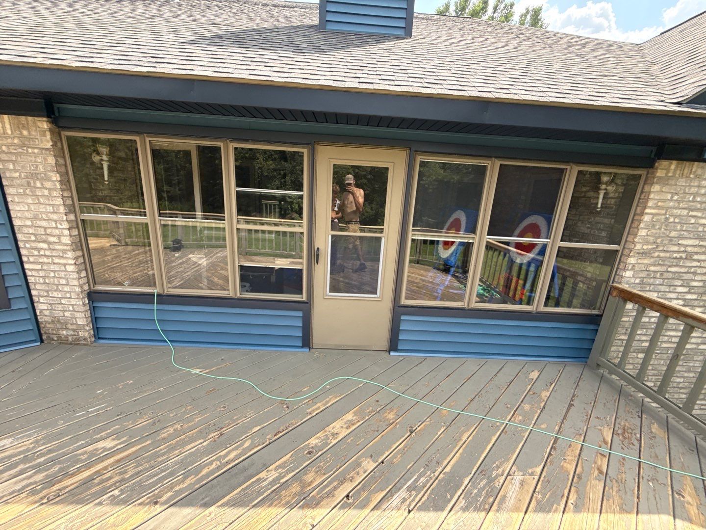Siding Replacement using Alside Charter Oak D4.5" Laguna Blue by 180 Contractors