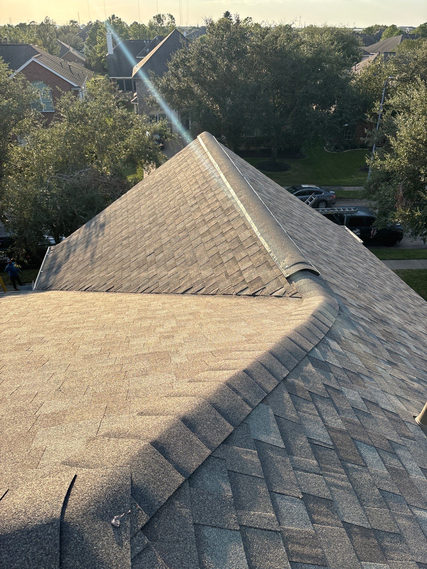 Residential Roofing Installation using Owen's Corning Duration (Lifetime) Shingles by Roof Repair Company