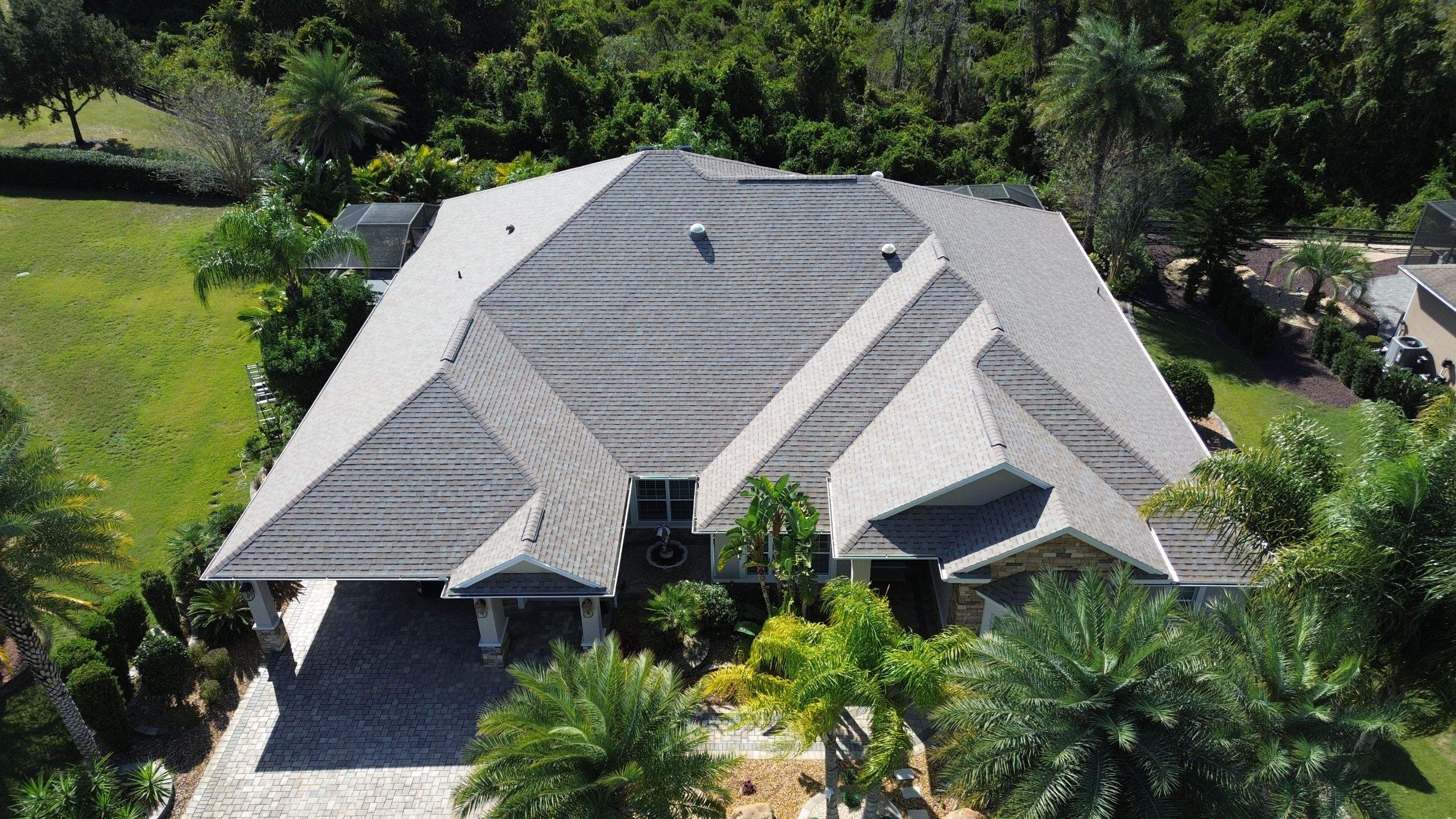 90 SQ shingle install at The Villages, FL by Brehm Roofing