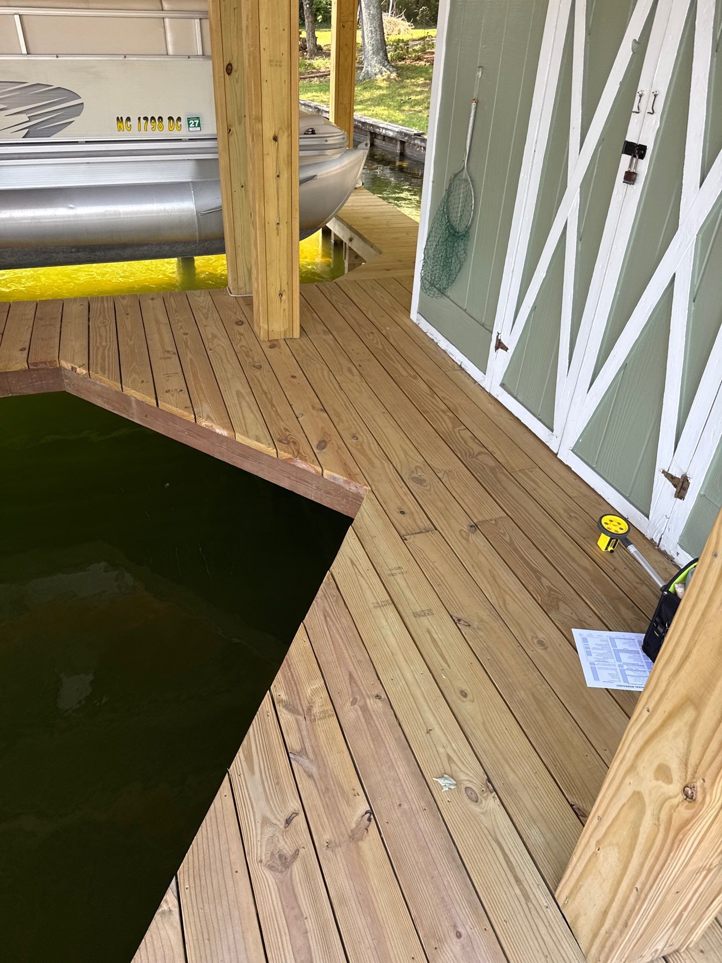 Dock using Wood Sealant by DuraSeal