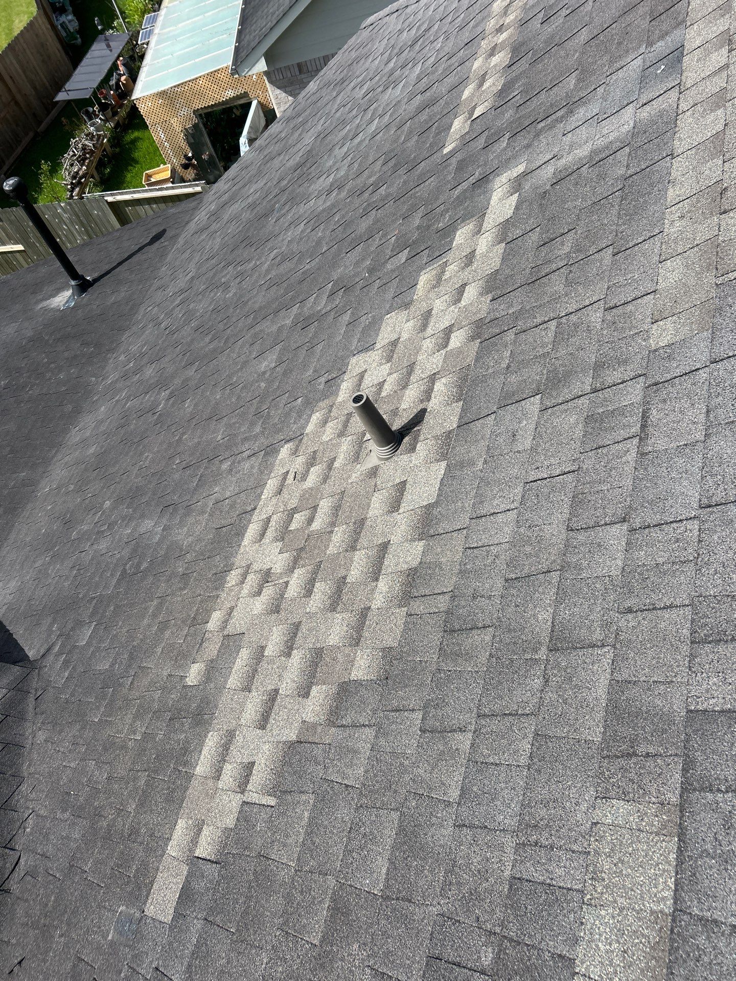 Hail Damage using Owen's Corning Duration (Lifetime) Shingles by Roof Repair Company