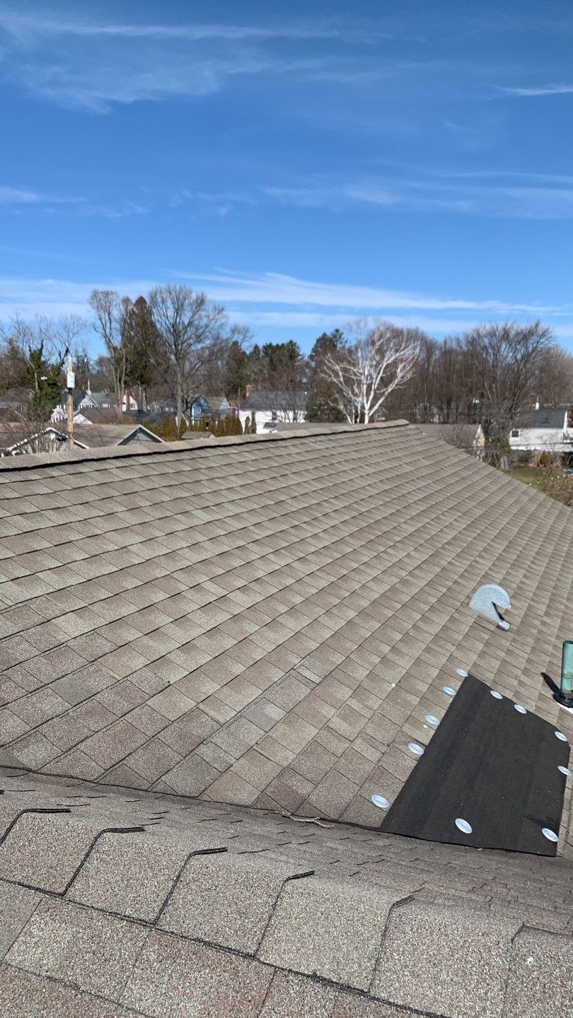 Residential Roofing Installation using Owens Corning Duration Slatestone Gray by A Plus Exterior