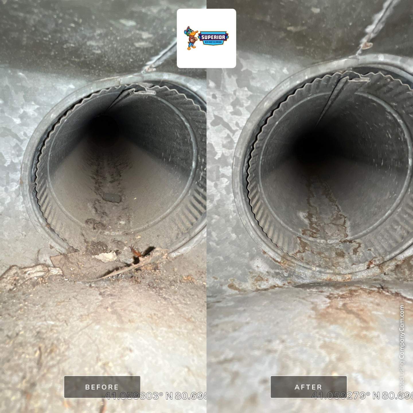 Air Duct Cleaning With a Vacuum Truck in Youngstown, OH by Superior Air Duct Cleaning
