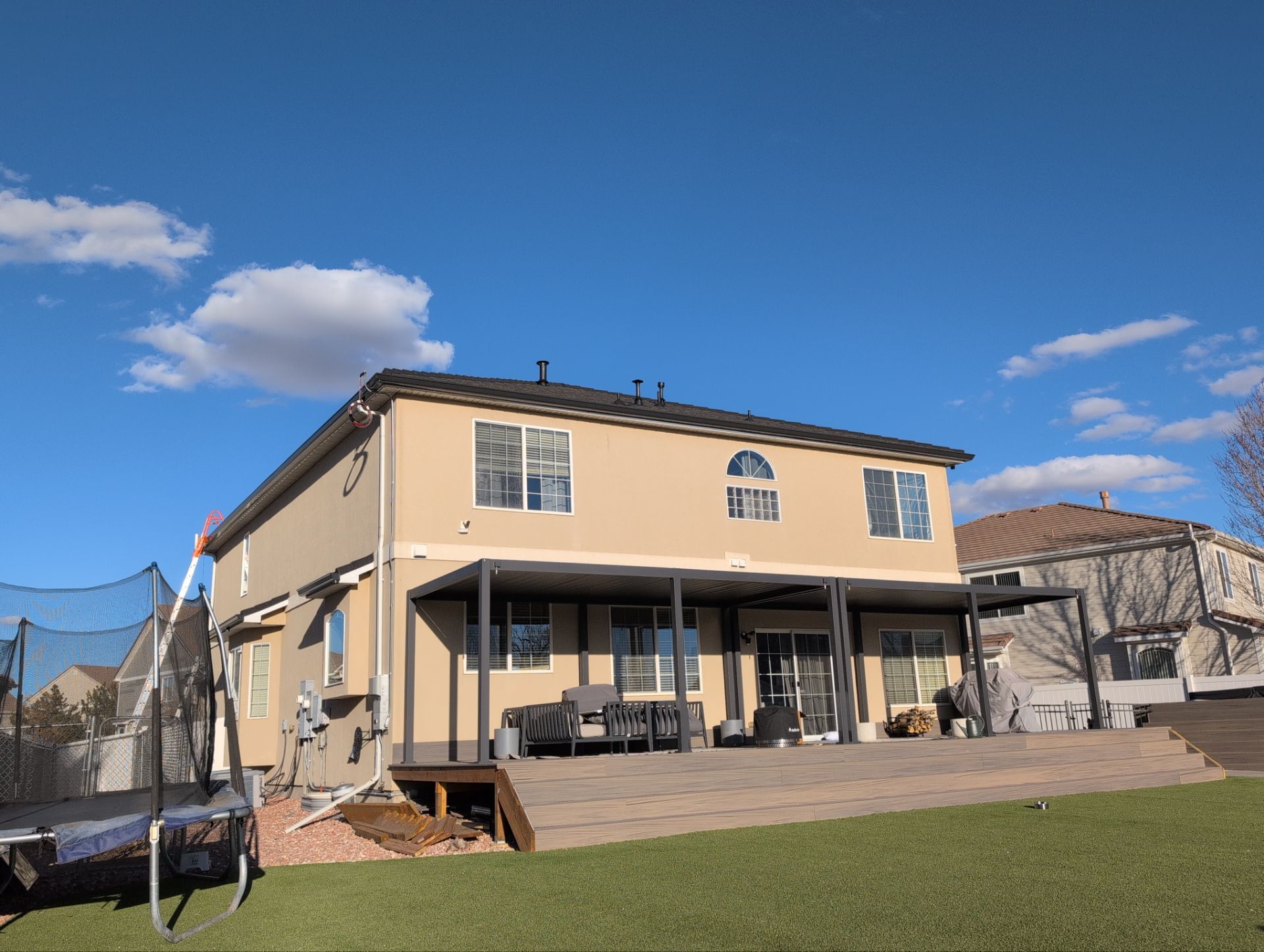 Residential Roofing Installation using Stone Coated Steel Cottage Shake by Blue Peaks Roofing LLC 