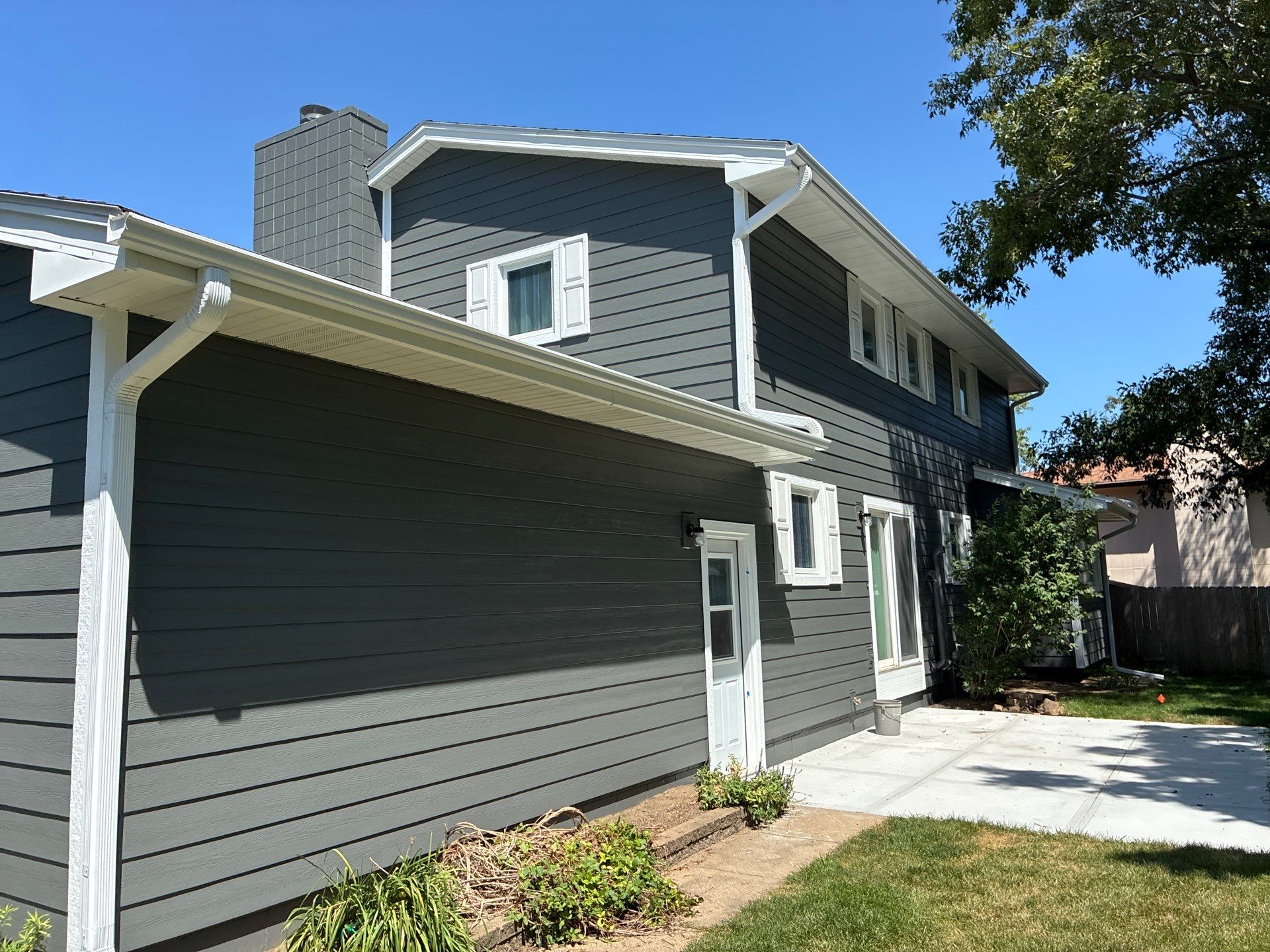Full James Hardie Siding Replacement and Custom Exterior Paint in Papillion by Carps Complete Exteriors 