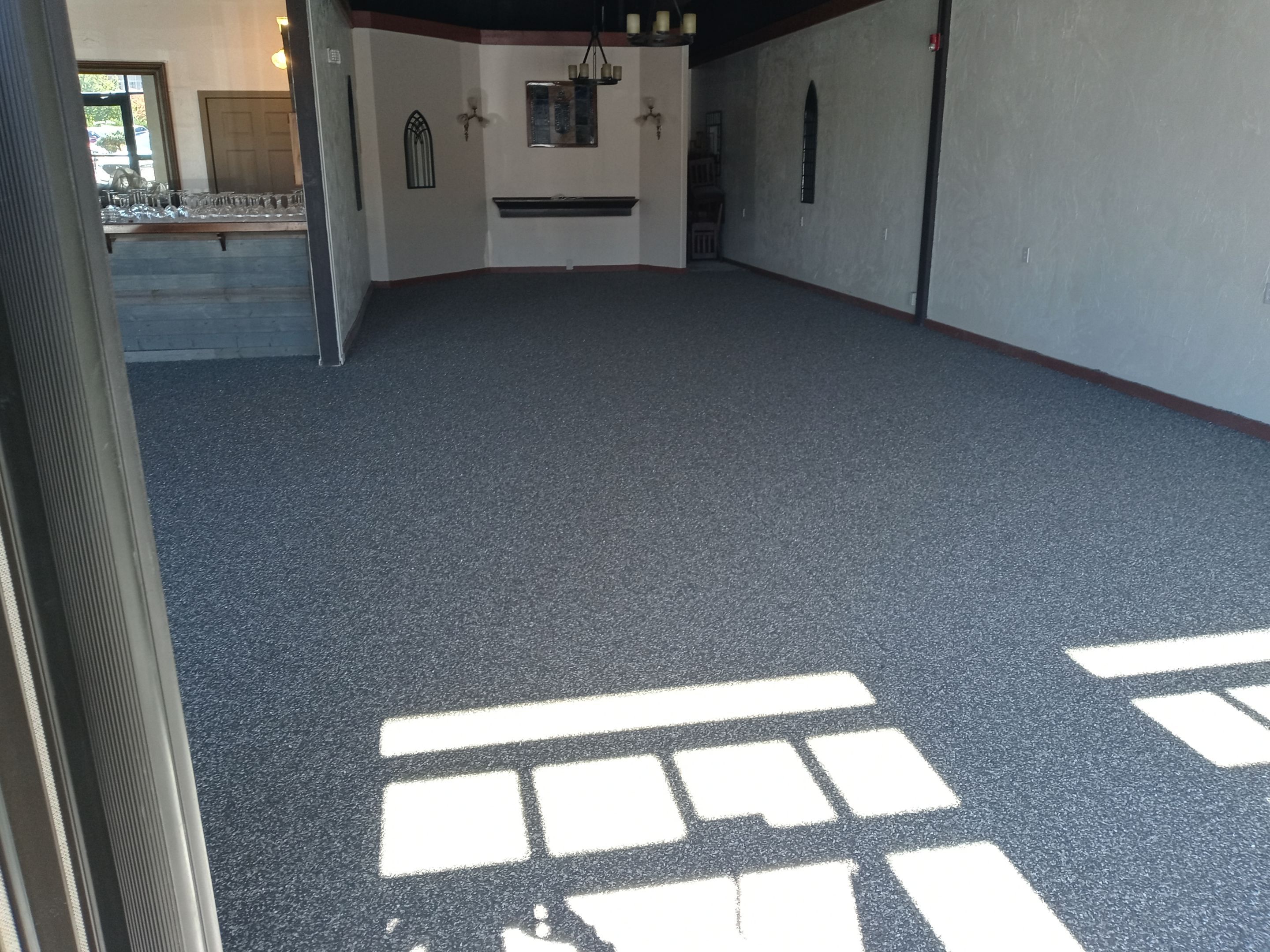 Commercial Floor using Silver Creek by Select Painting, Coatings & Garage Cabinets