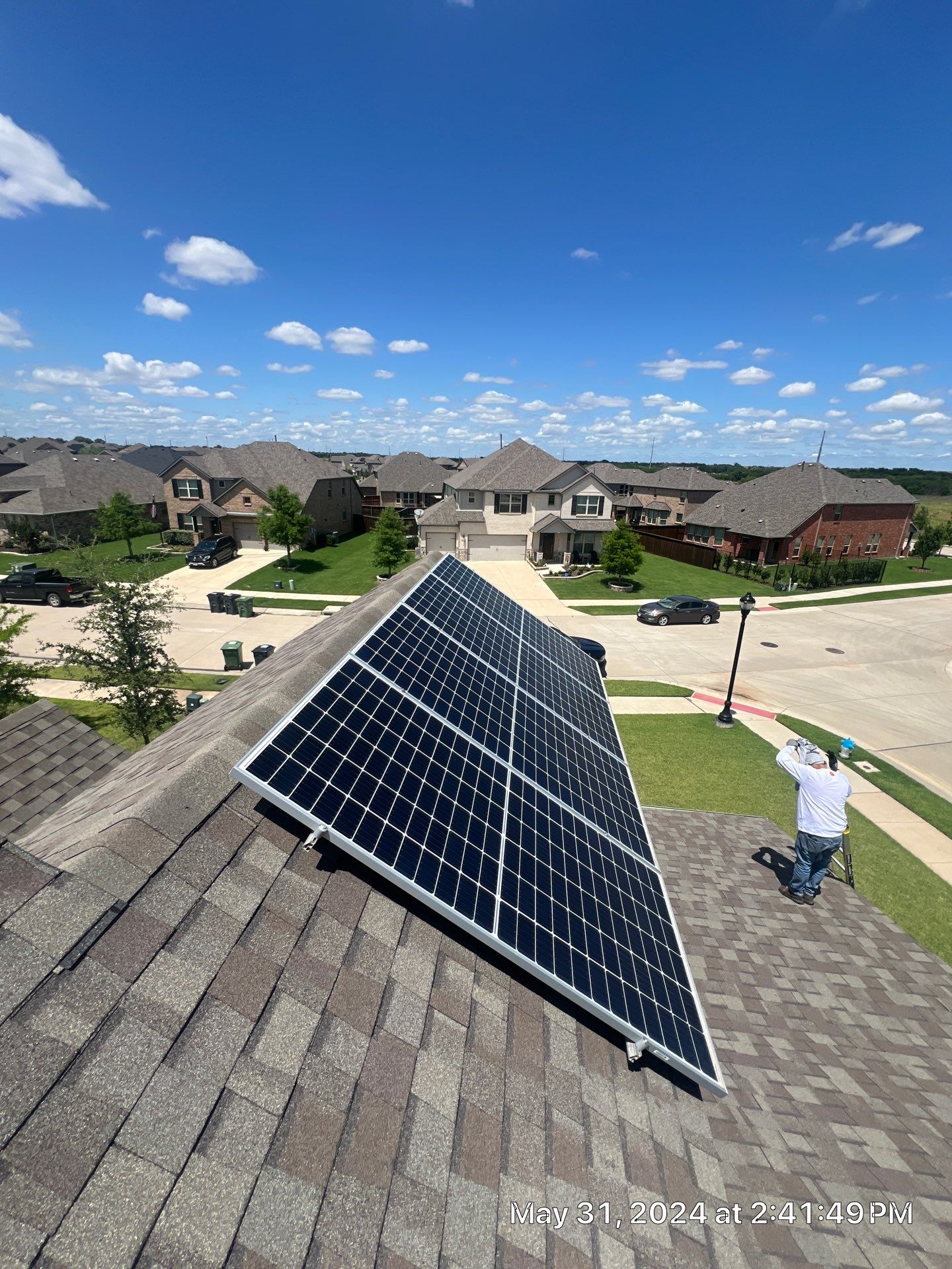 D&R in Prosper Tx using Solar Panels by Sunaura Solar