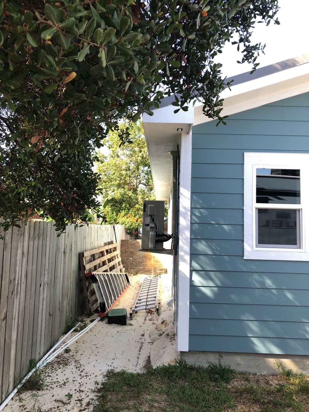 Gutter Installation using K-Style White Seamless Gutters by Gutter Professors