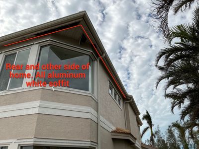 Aluminum White Soffit in Longboat Key FL