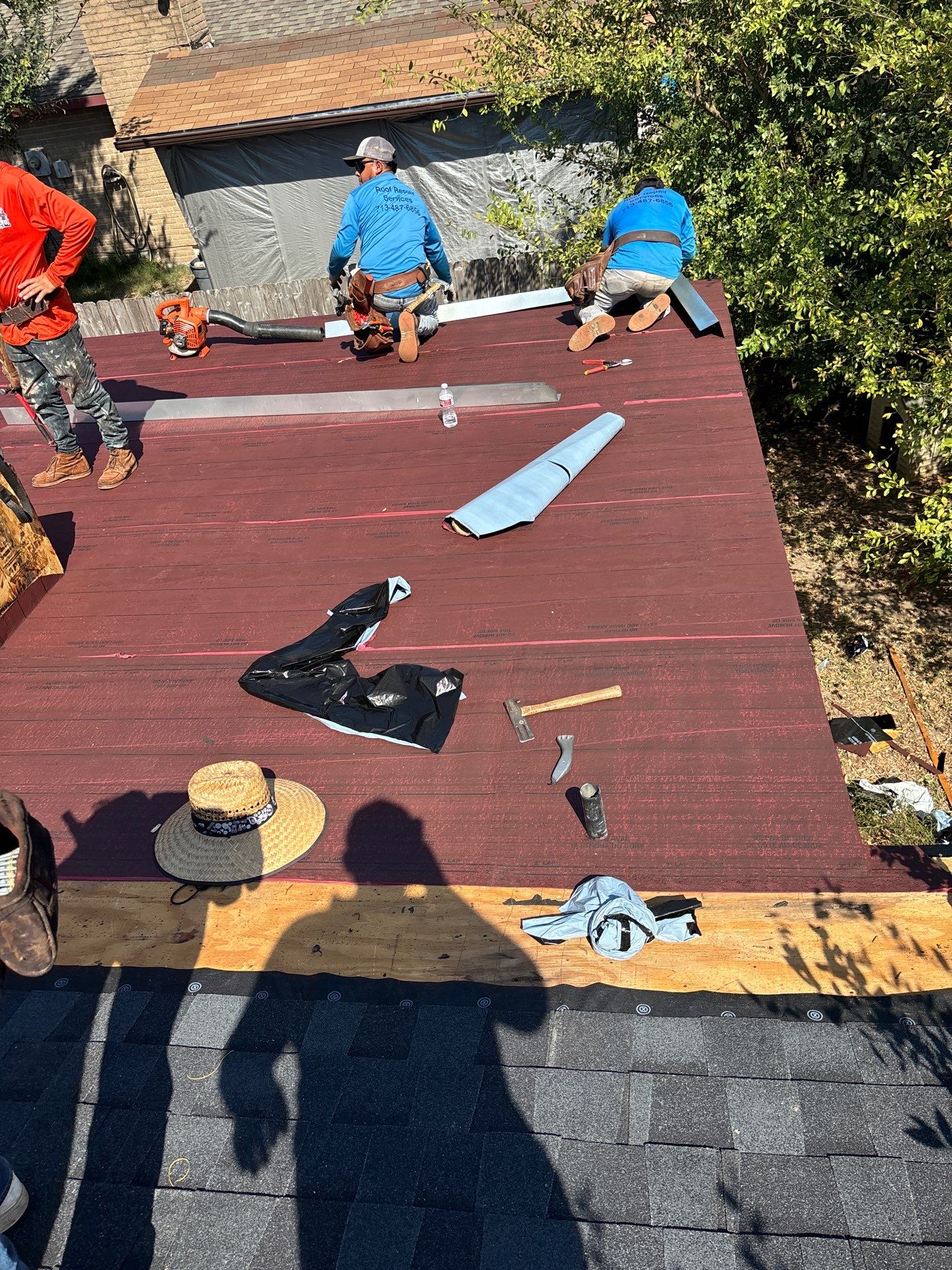 Residential Roofing Installation using Owen's Corning Duration (Lifetime) Shingles by Roof Repair Company