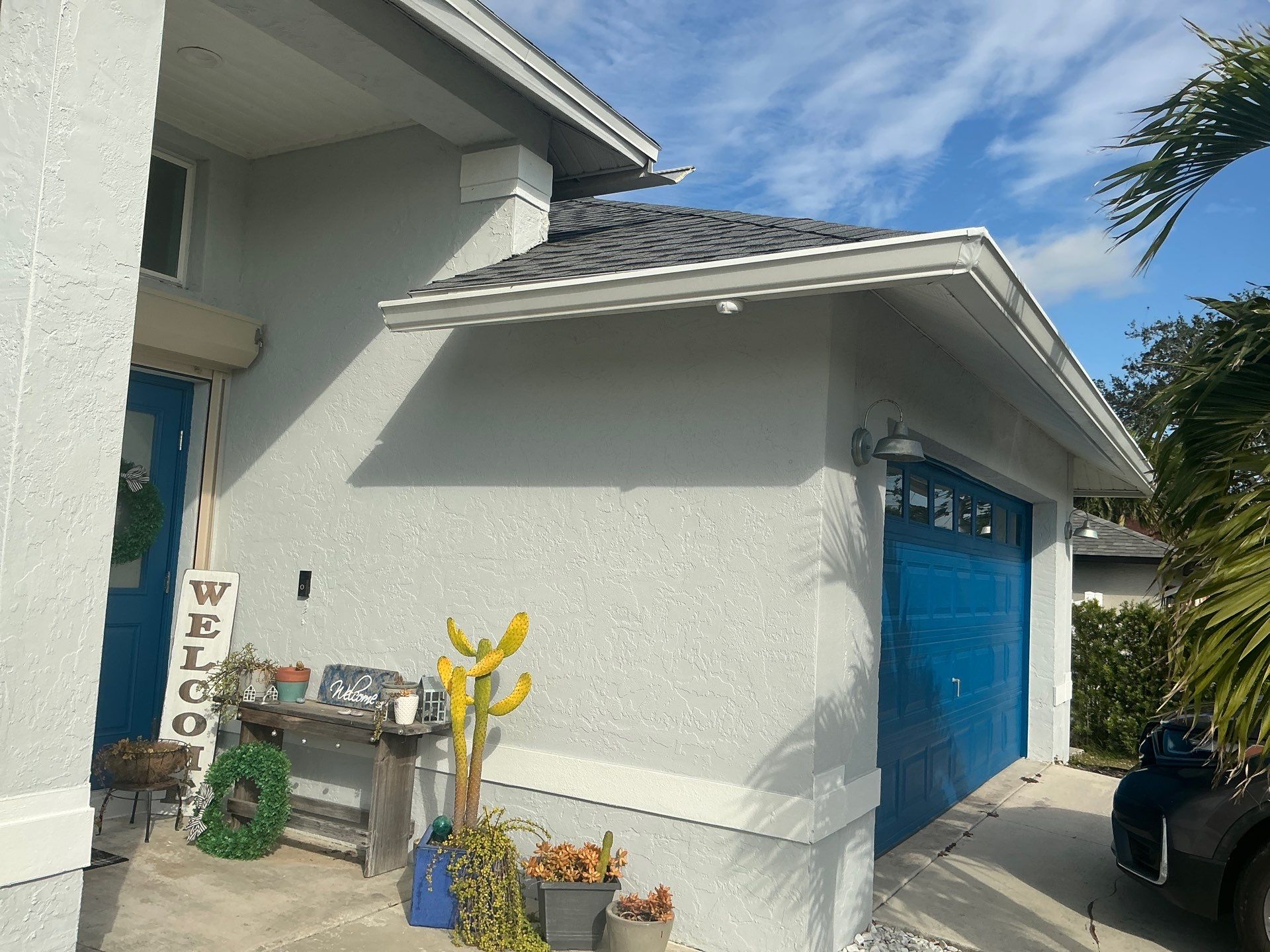 Seamless Gutter Installation Before Rainy Season in Cape Coral FL by Gutter Professors