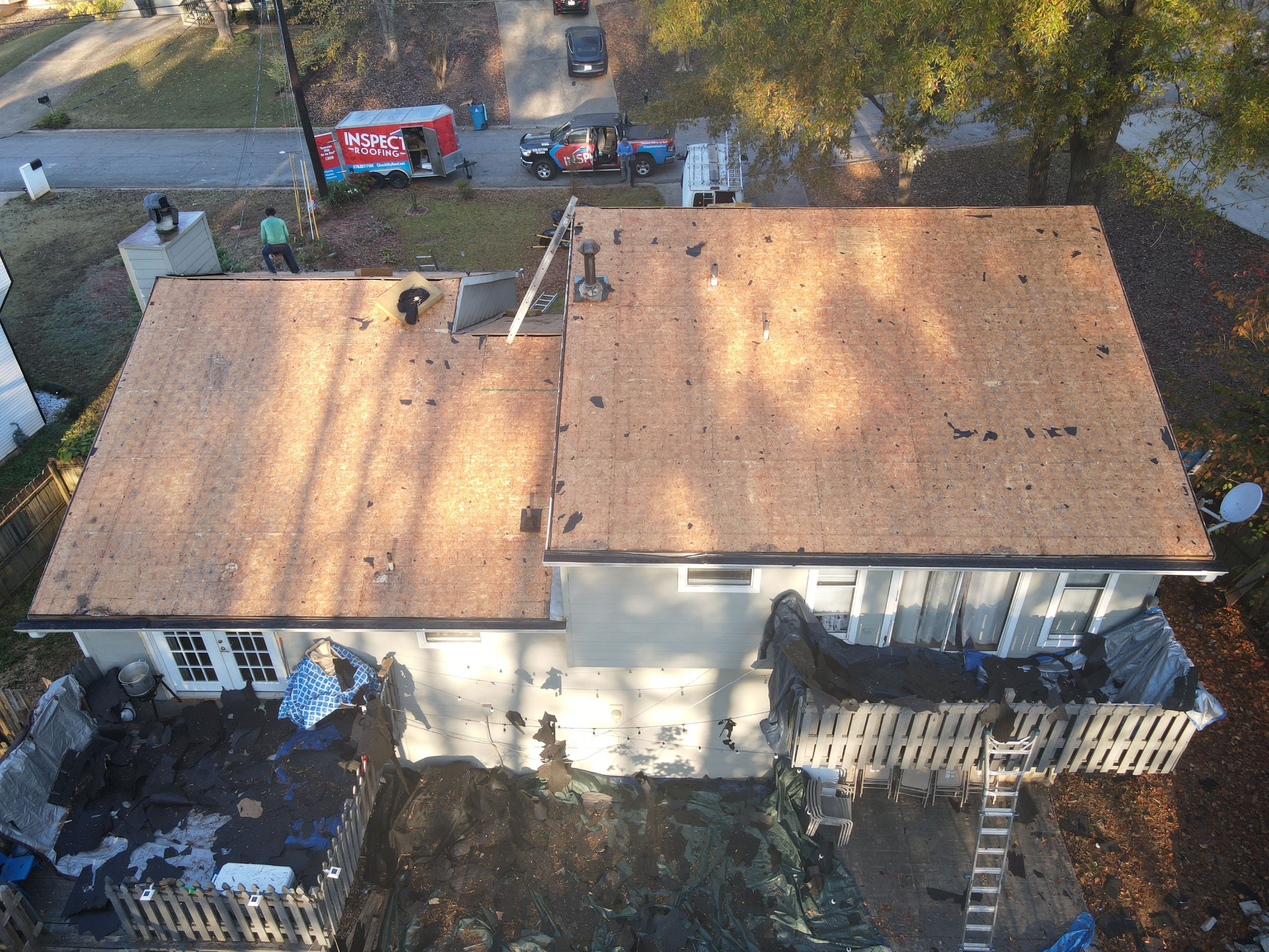 Residential Roofing Installation using Owens Corning by Inspector Roofing and Restoration
