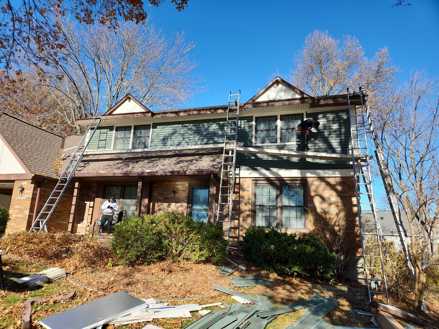 Siding Installation using Spruce Exterior Portfolio Vinyl Siding by EEC Windows, Siding & Roofing