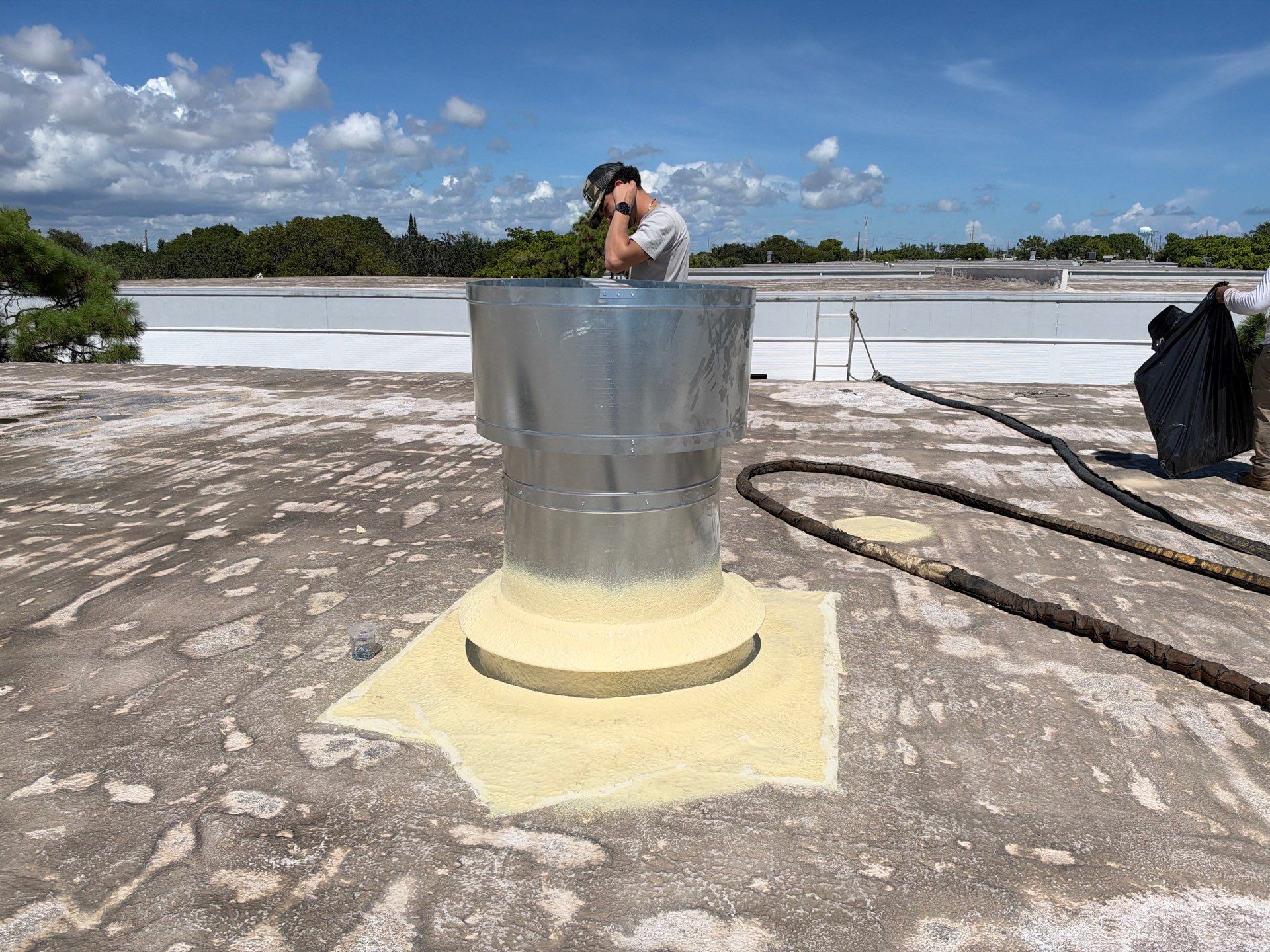 Commercial Roof Restoration and Ventilation Upgrades in Deerfield Beach by Roof King LLC