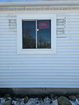 Custom Window Enlarged Opening