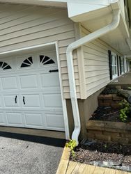 Gutter Cleaning in Byram, NJ — Gallo Bros job photo