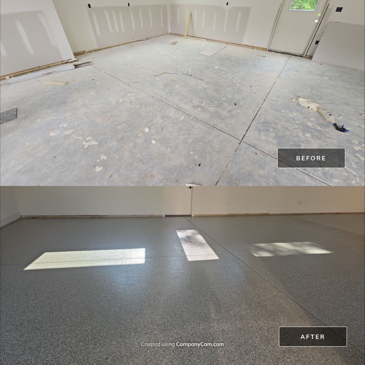Garage using Creekbed by Elite Floor Solutions