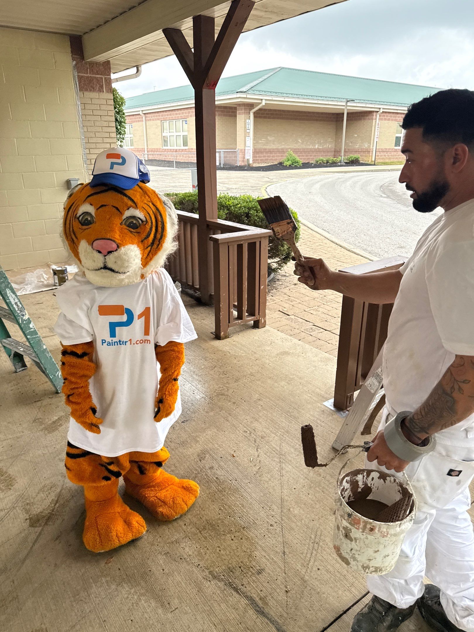 Elementary Charity Painting  by Painter1 of Columbus